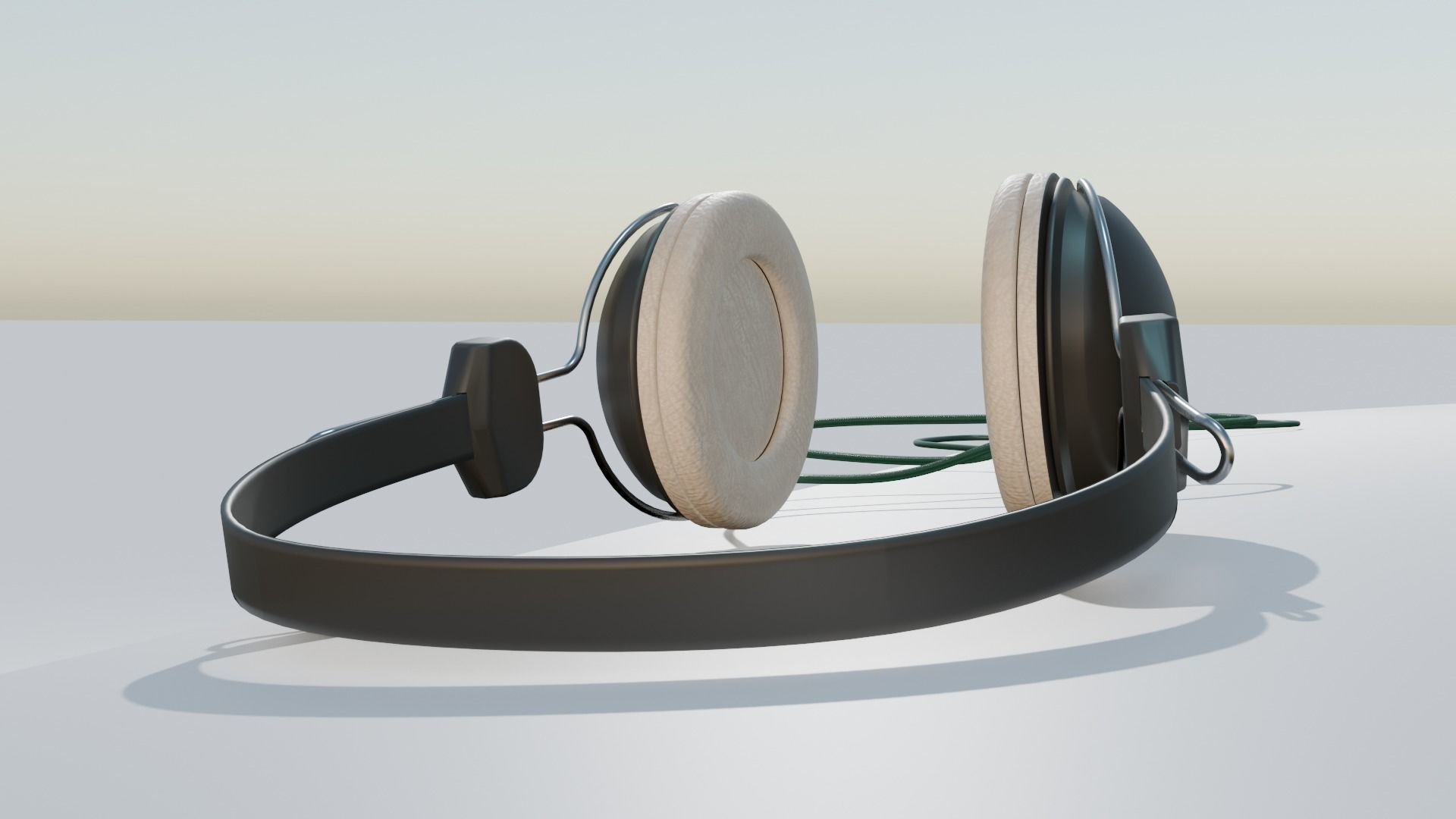 Headphones 3D model_2