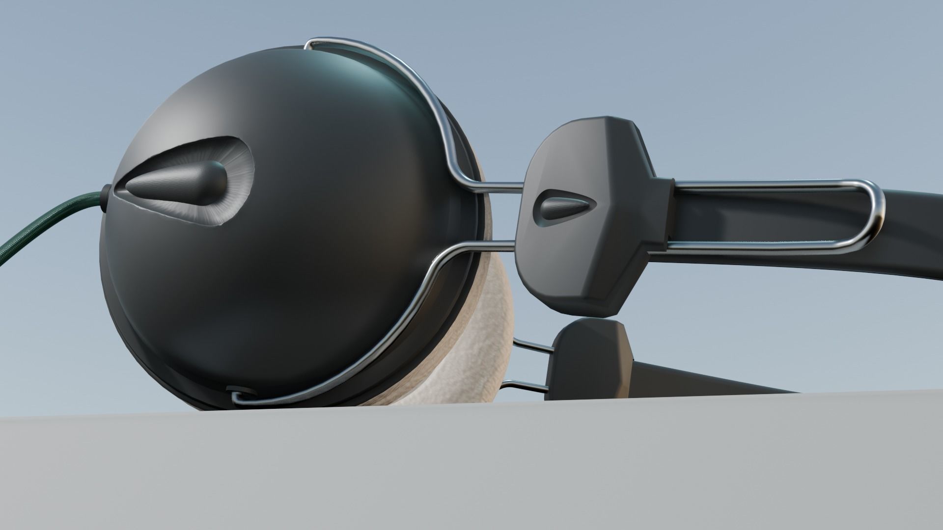 Headphones 3D model_1