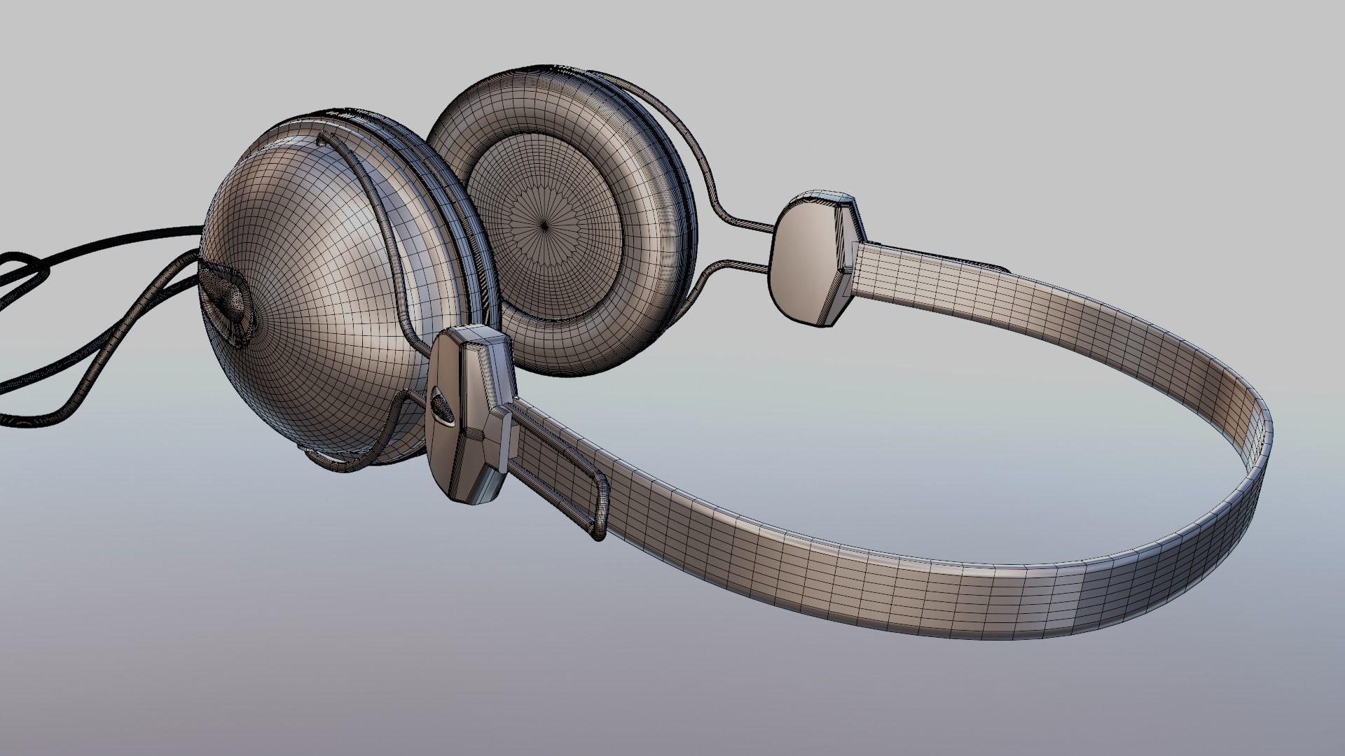 Headphones 3D model_3
