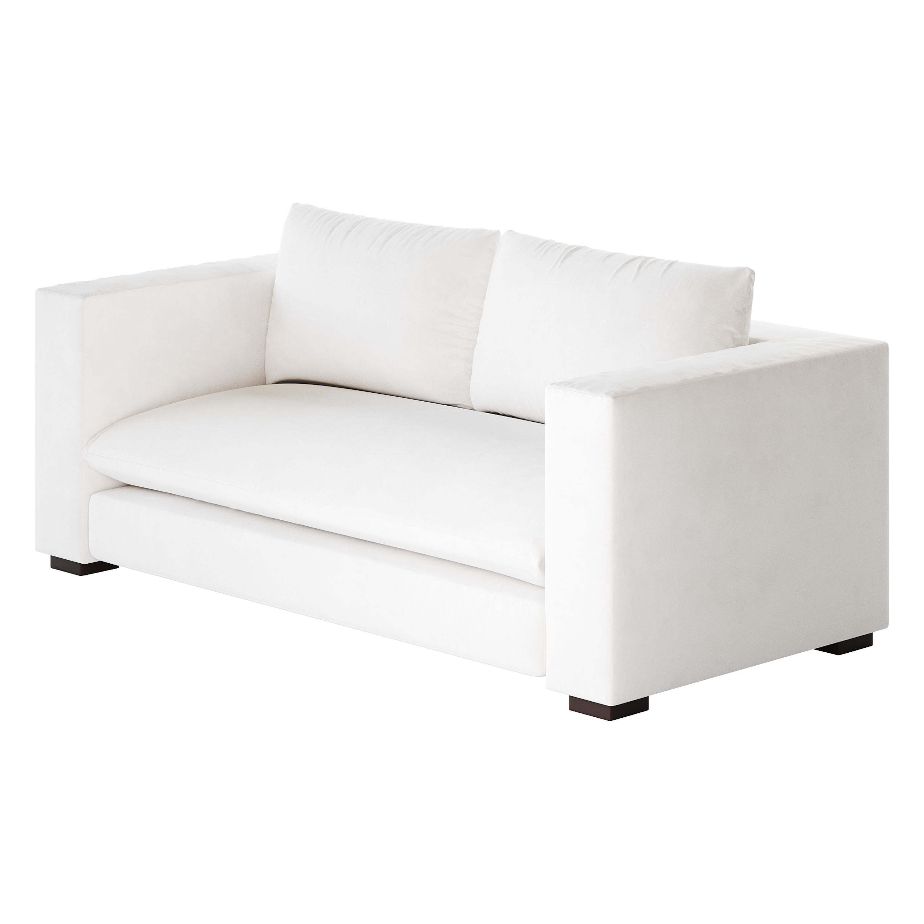 DESEO COPPER BROWN PERFORMANCE VELVET SOFA 3D model_8