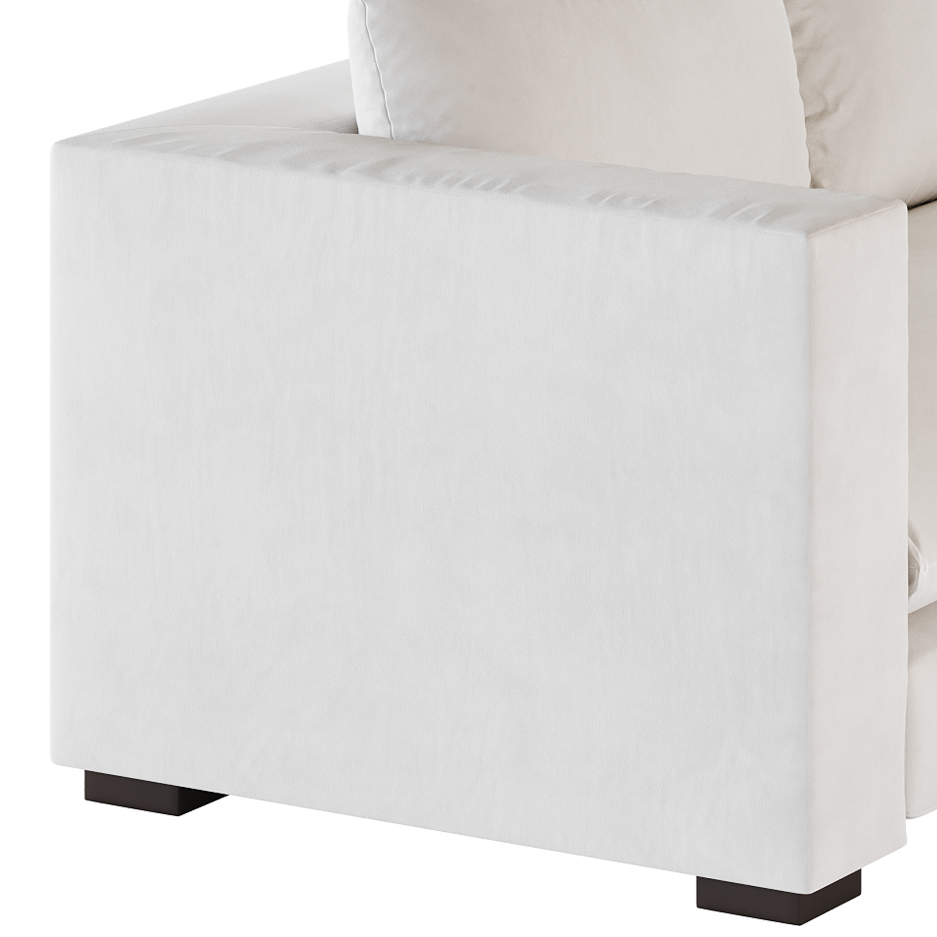 DESEO COPPER BROWN PERFORMANCE VELVET SOFA 3D model_3