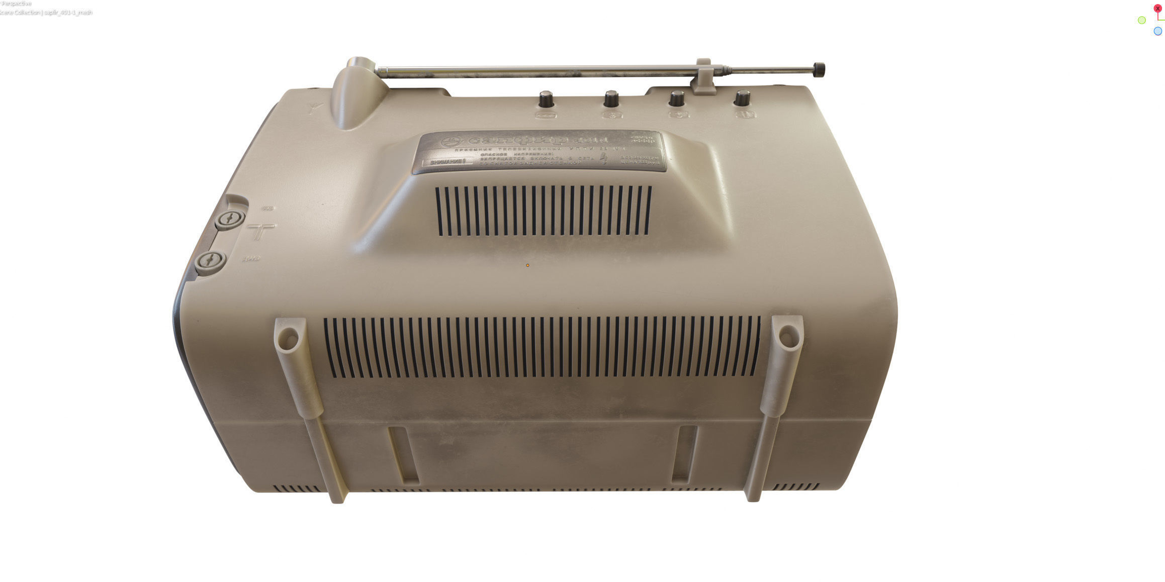 Portable TV Sapphire 401-1 3D model_21