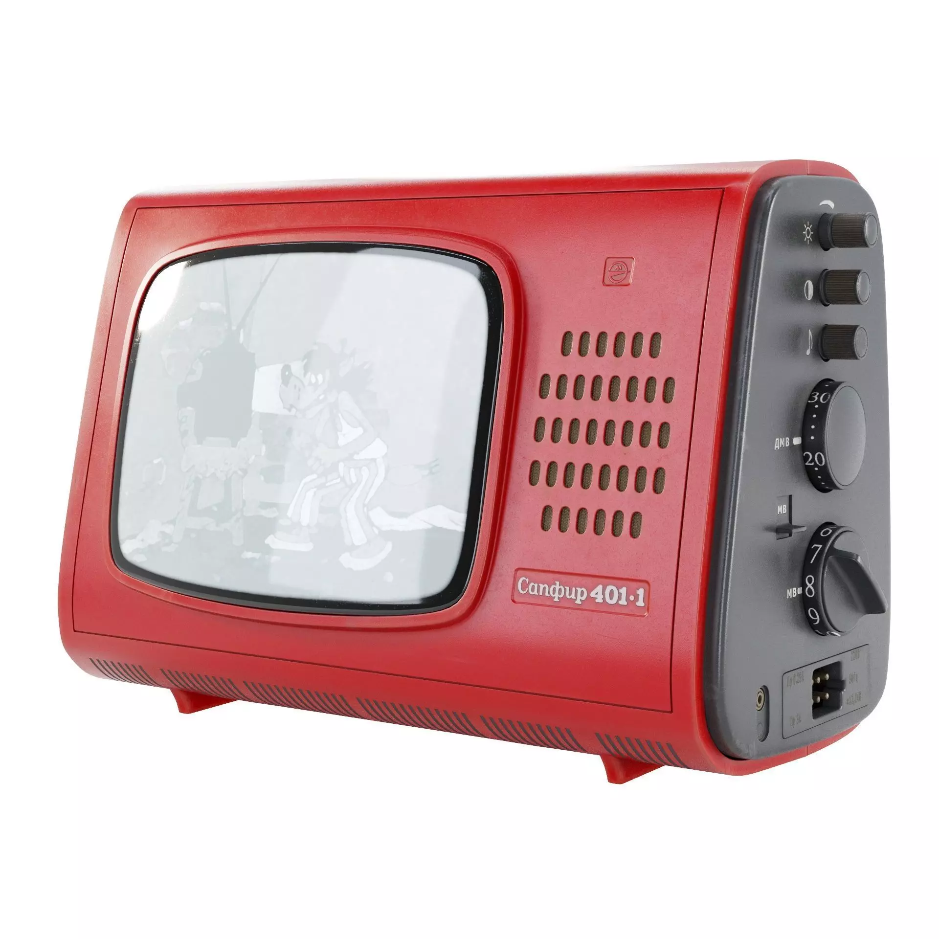 Portable TV Sapphire 401-1 3D model_0