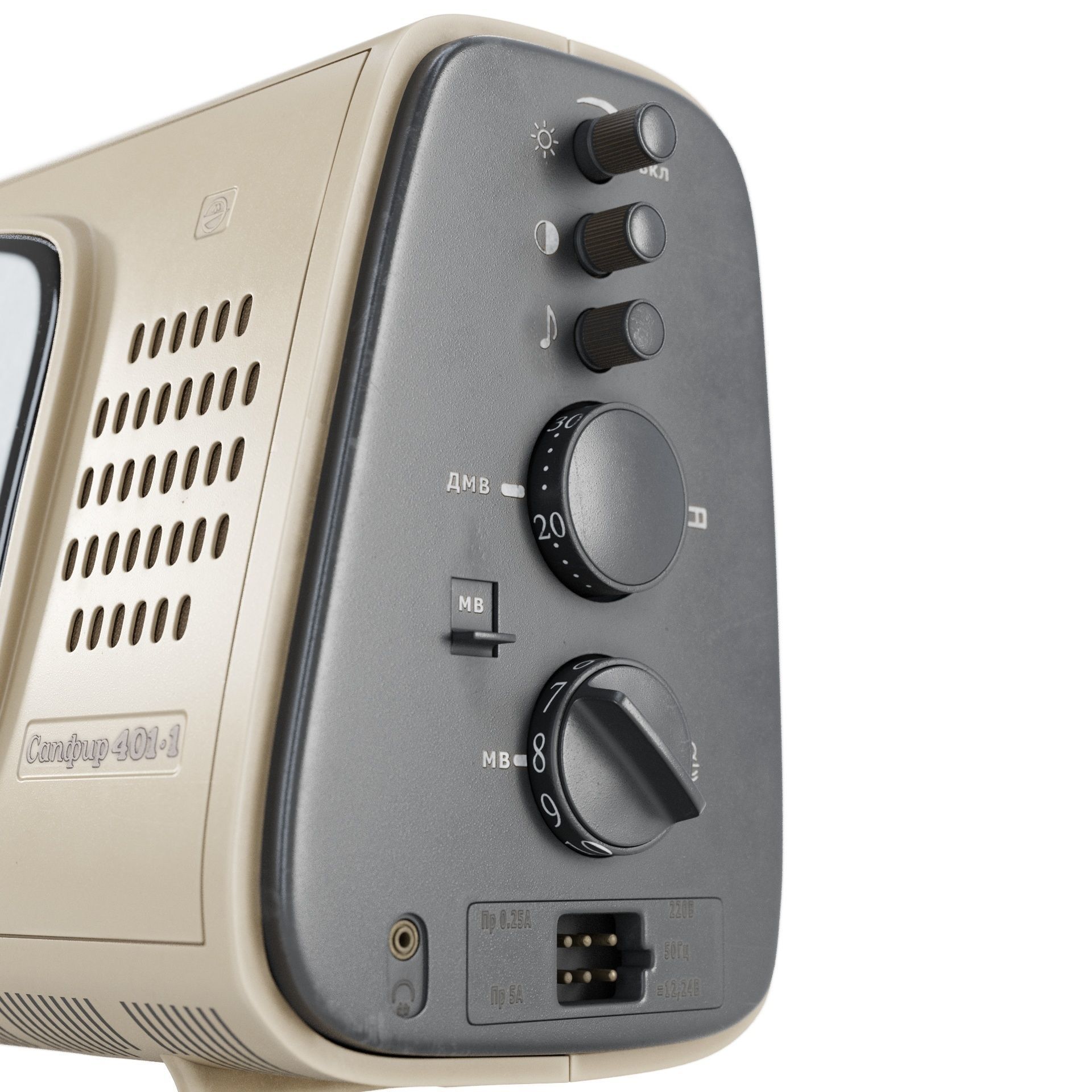 Portable TV Sapphire 401-1 3D model_13