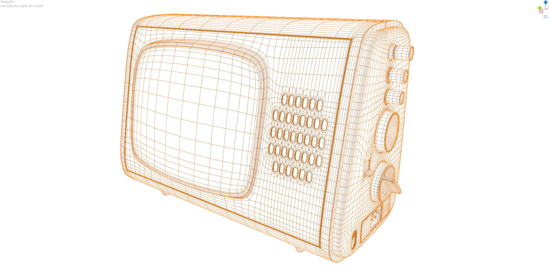 Portable TV Sapphire 401-1 3D model_28