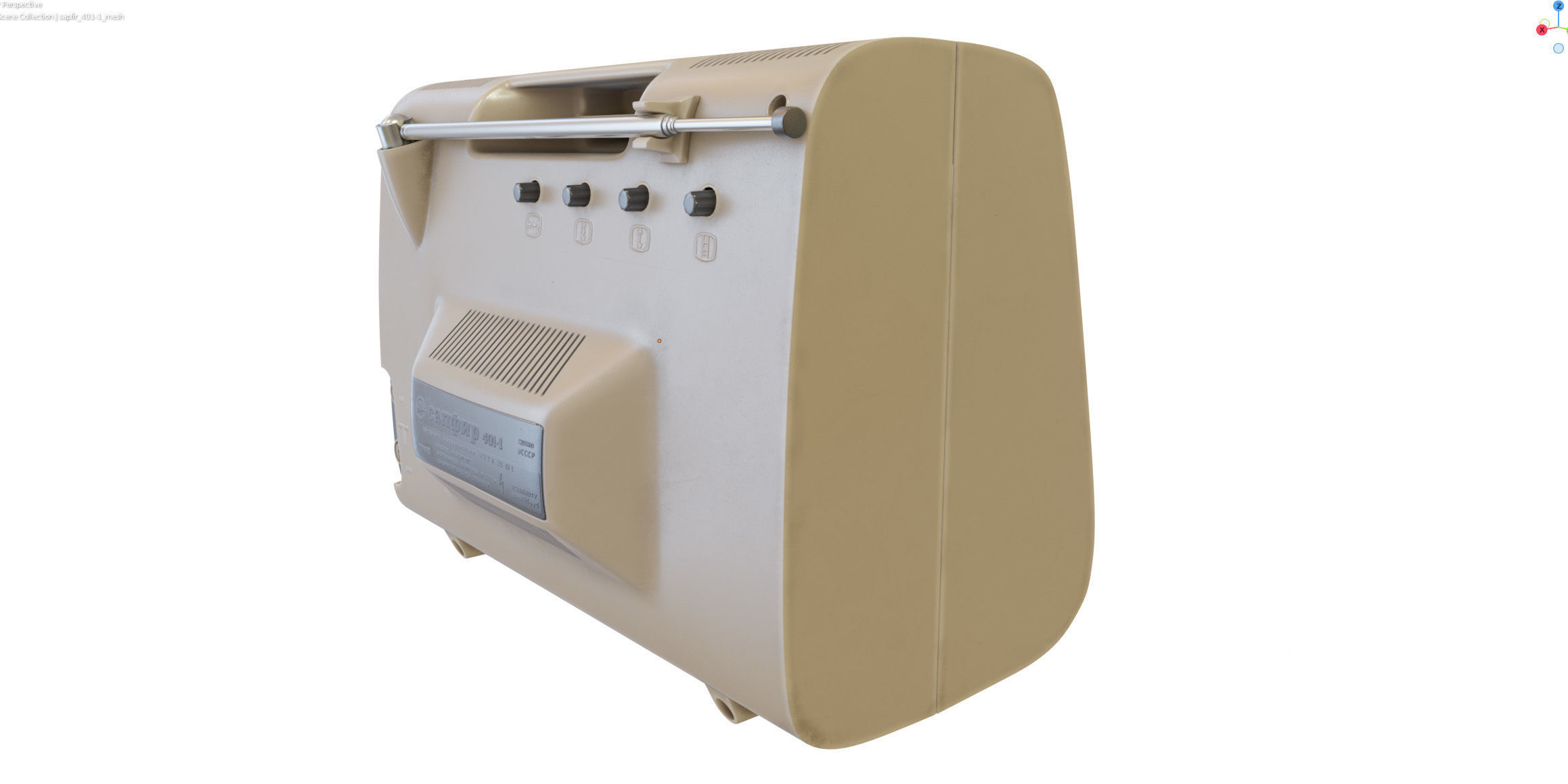 Portable TV Sapphire 401-1 3D model_20