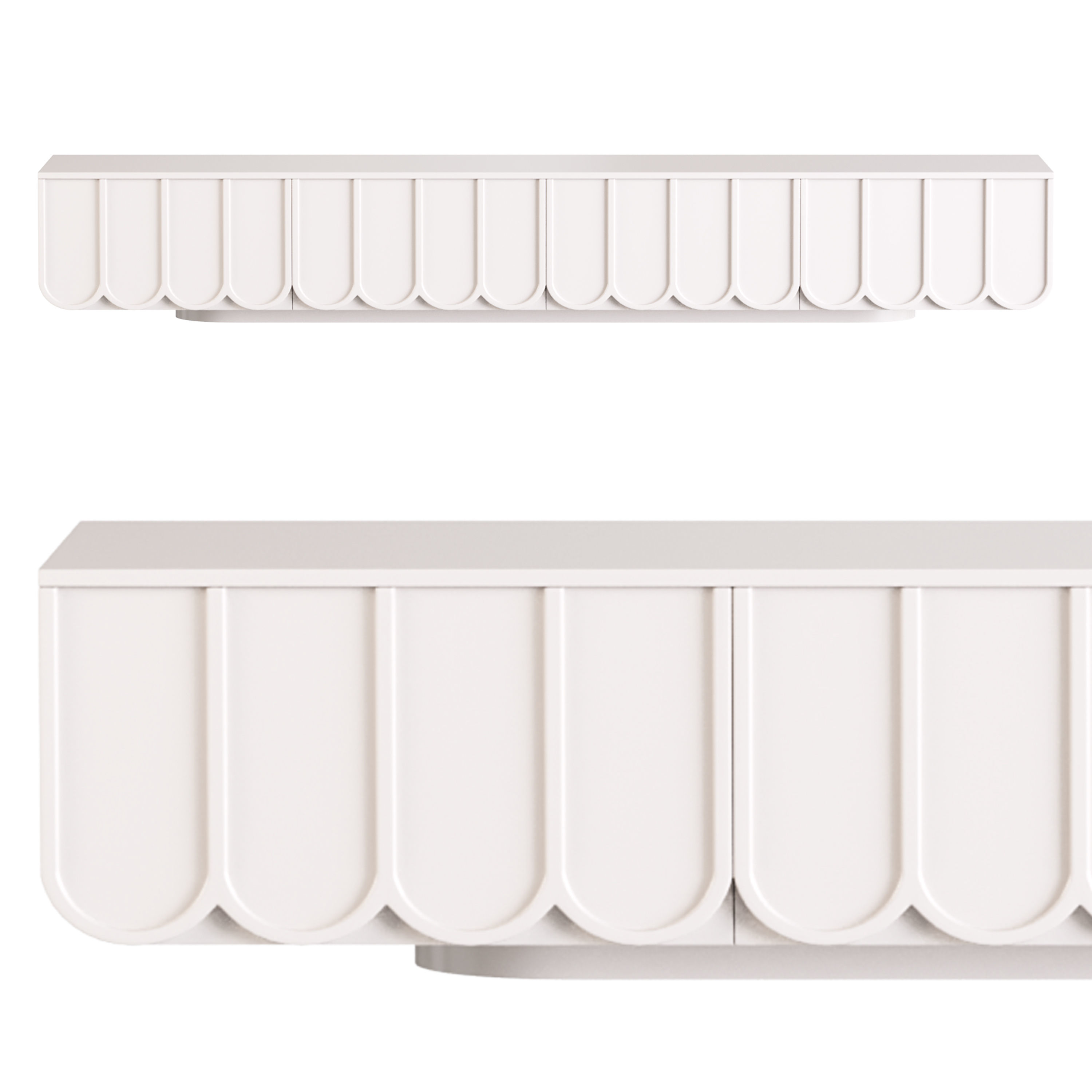 Designer TV stand Sideboard 3D model_9