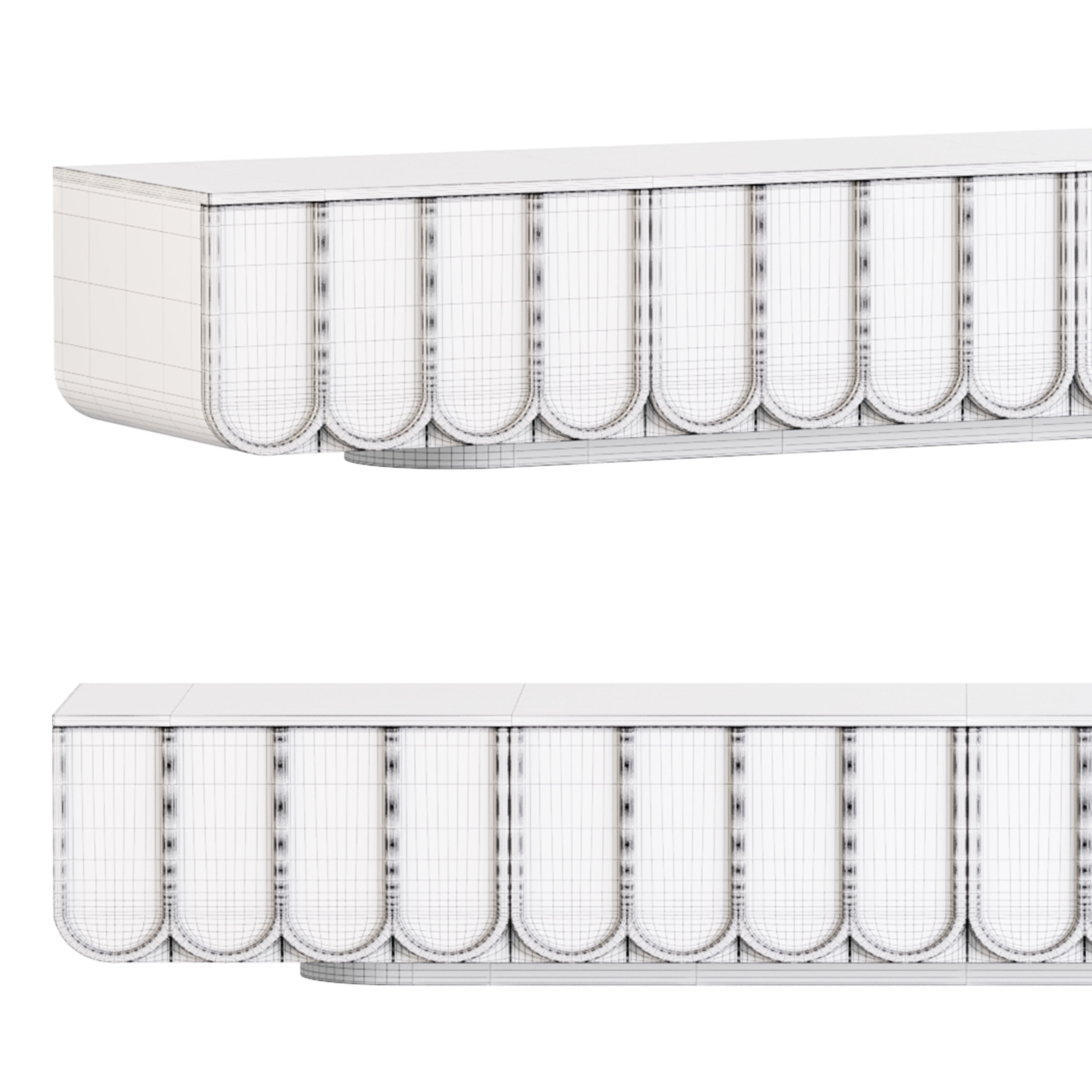 Designer TV stand Sideboard 3D model_14