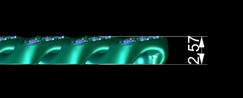 Cuban Chain Bracelet 15 3D print model_9