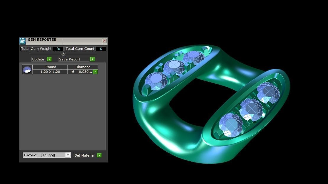 Cuban Chain Bracelet 15 3D print model_6