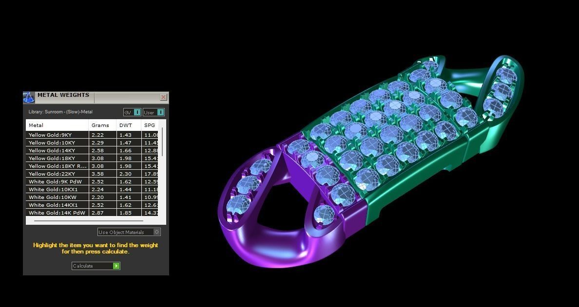 Cuban Chain Bracelet 15 3D print model_4