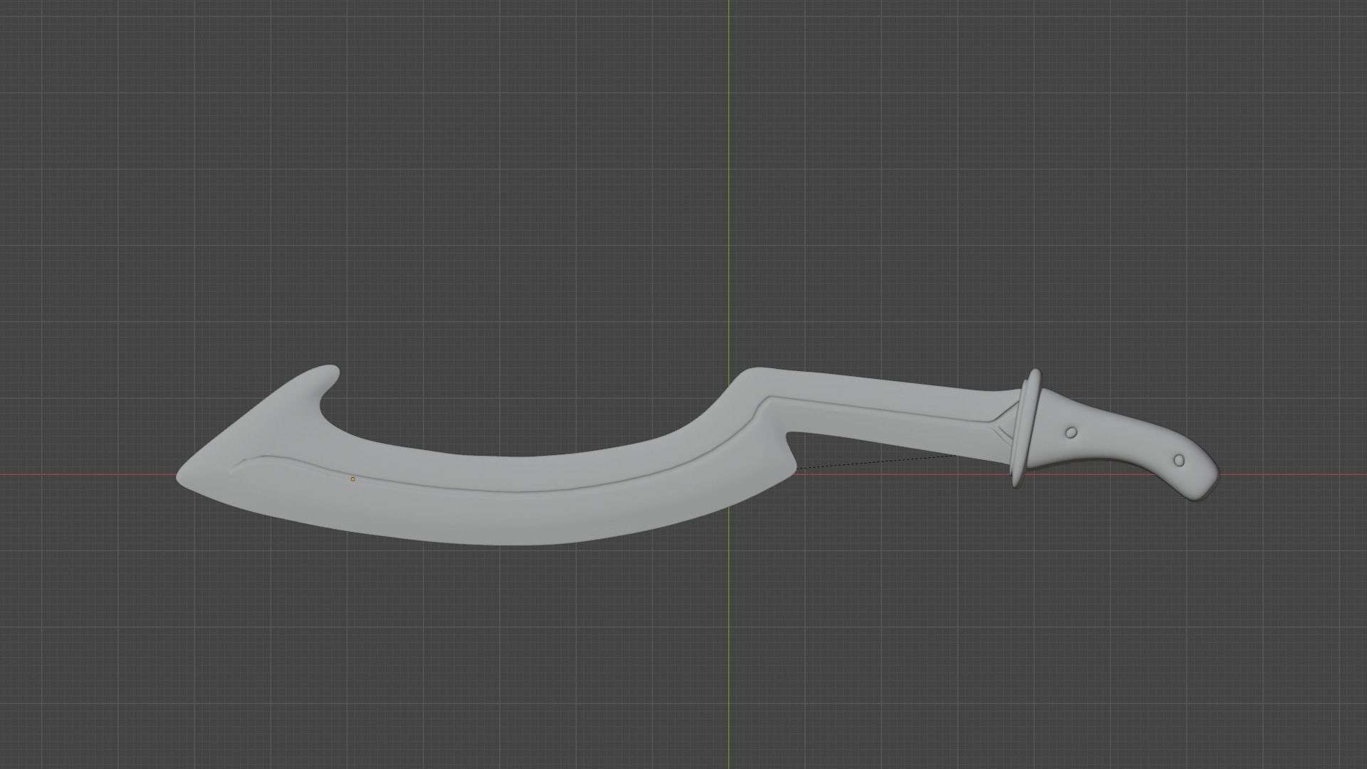 Khopesh Sword 3D model_5