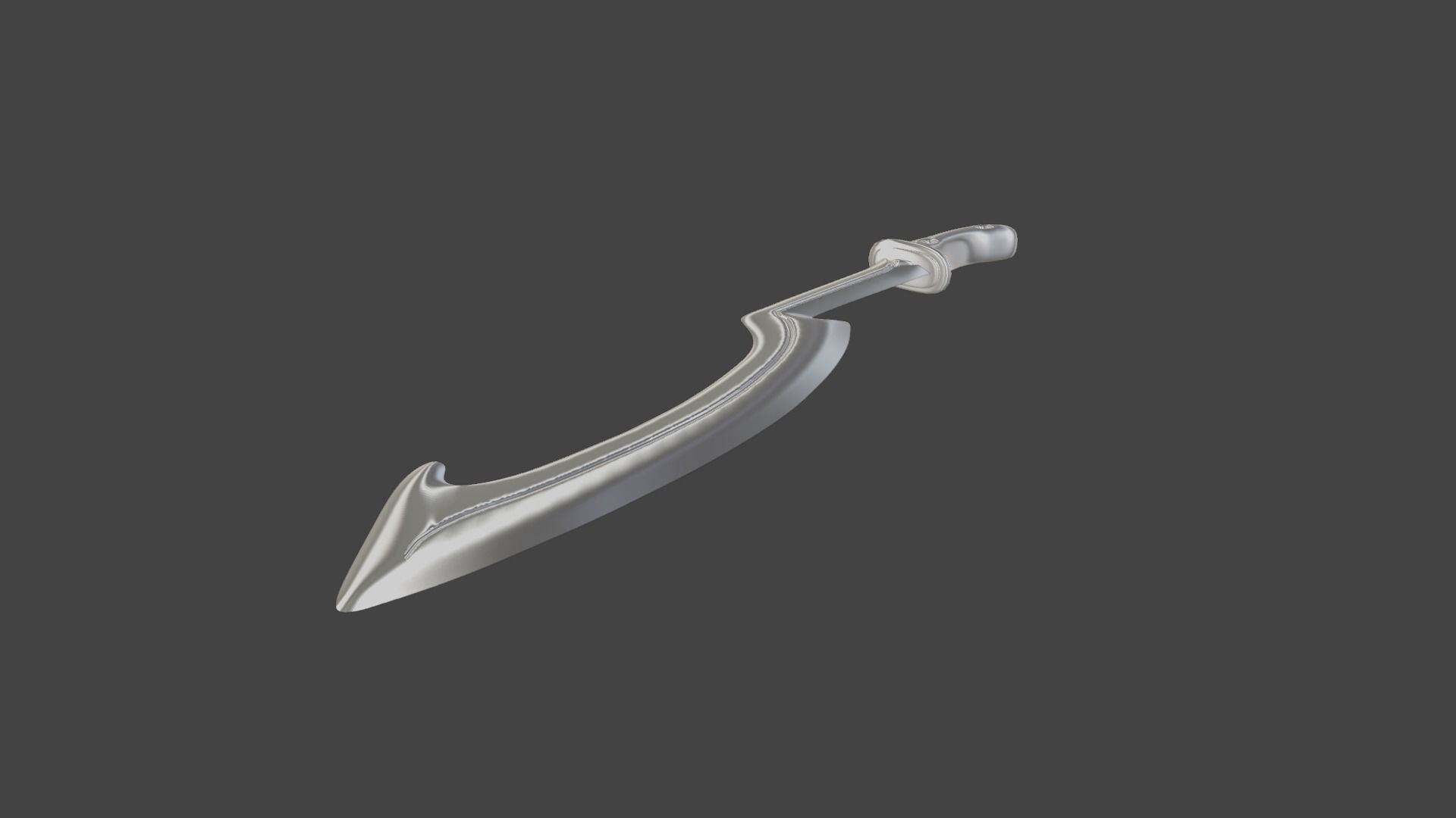 Khopesh Sword 3D model_2