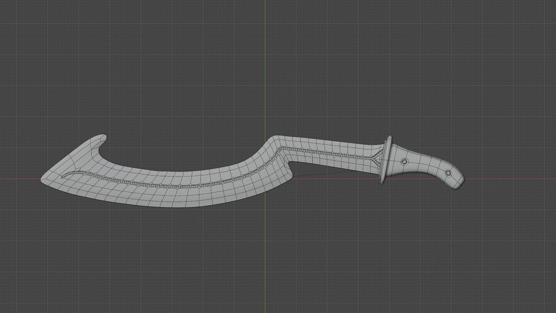Khopesh Sword 3D model_7
