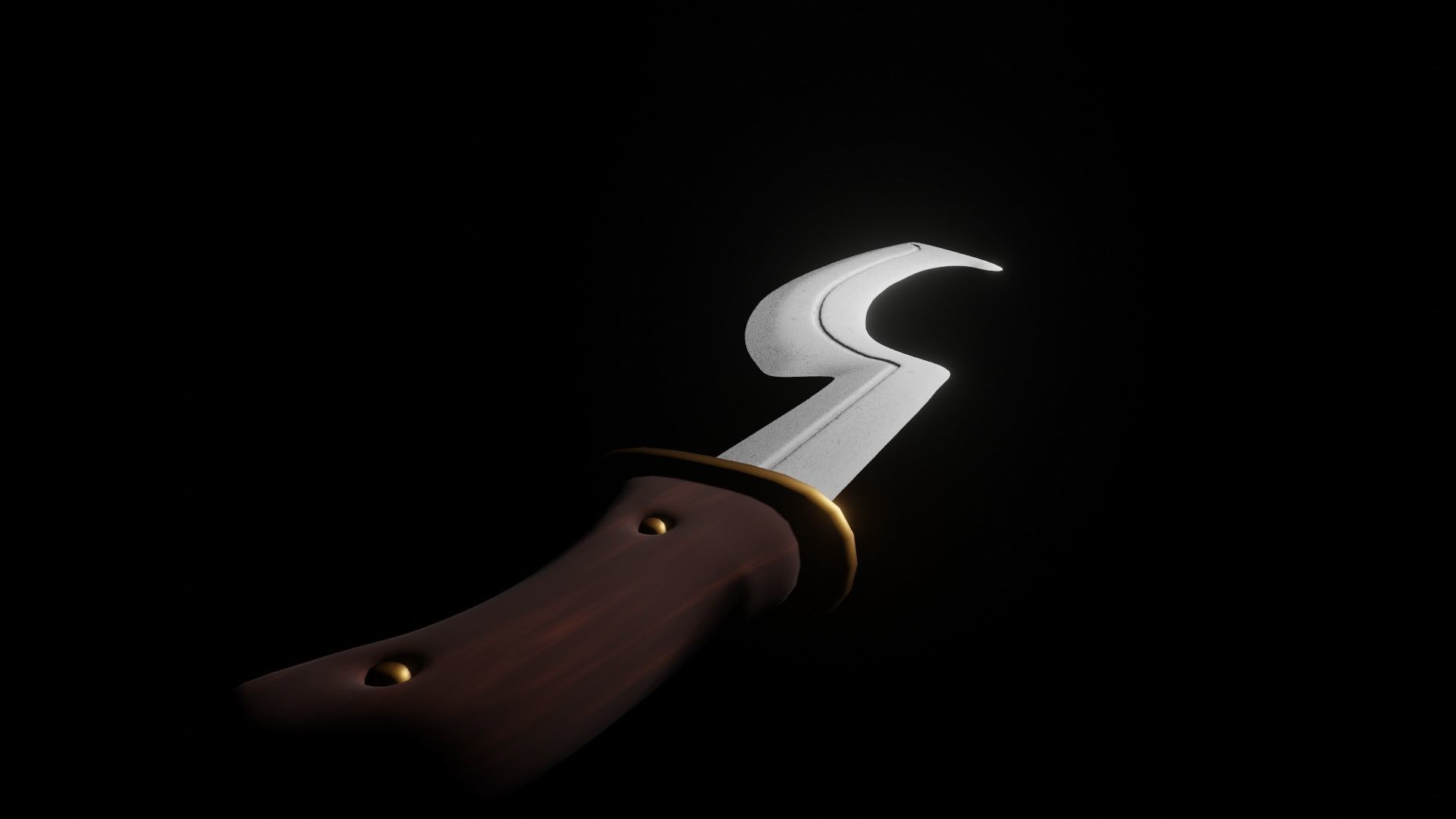 Khopesh Sword 3D model_3