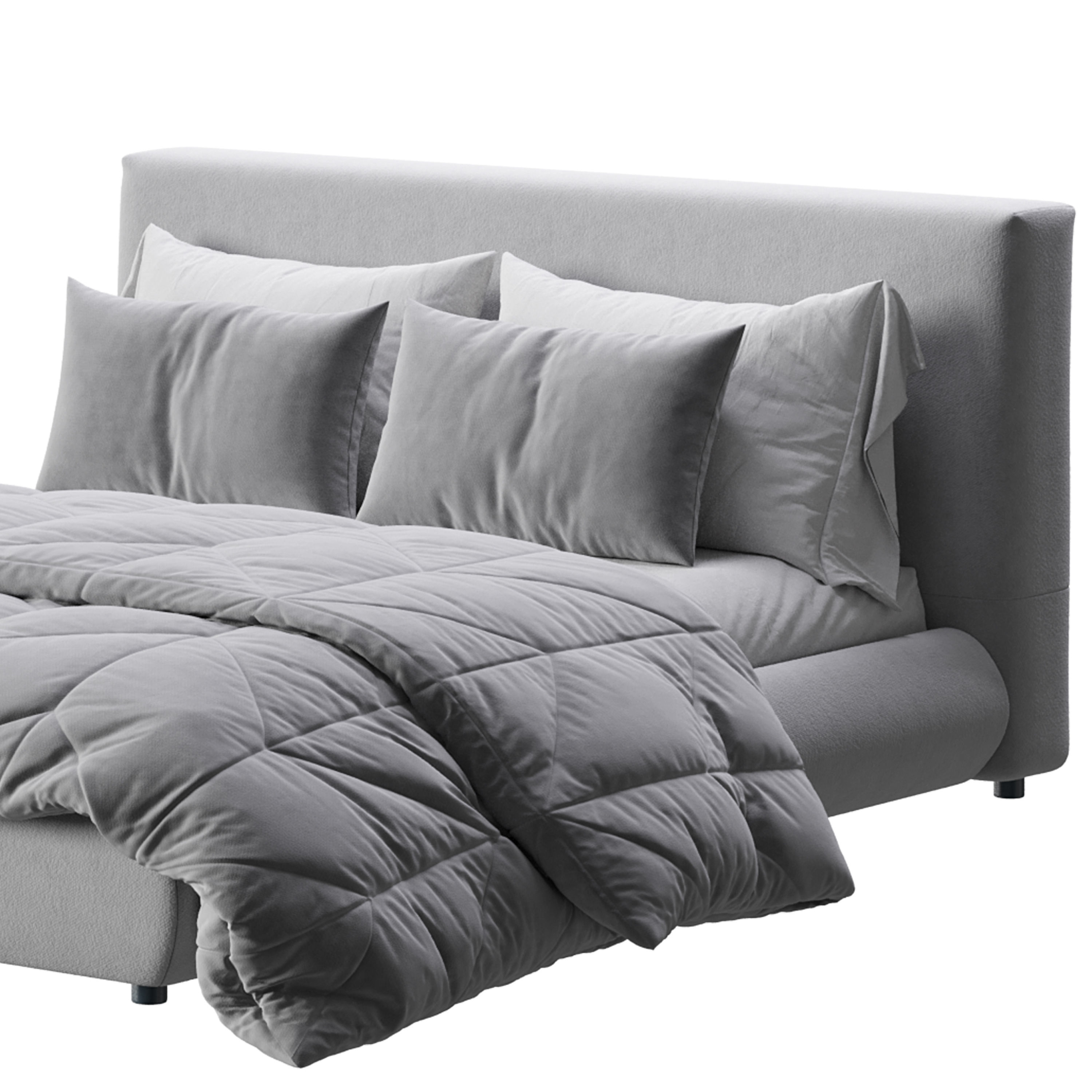 Dream Bed With Storage 3D model_13