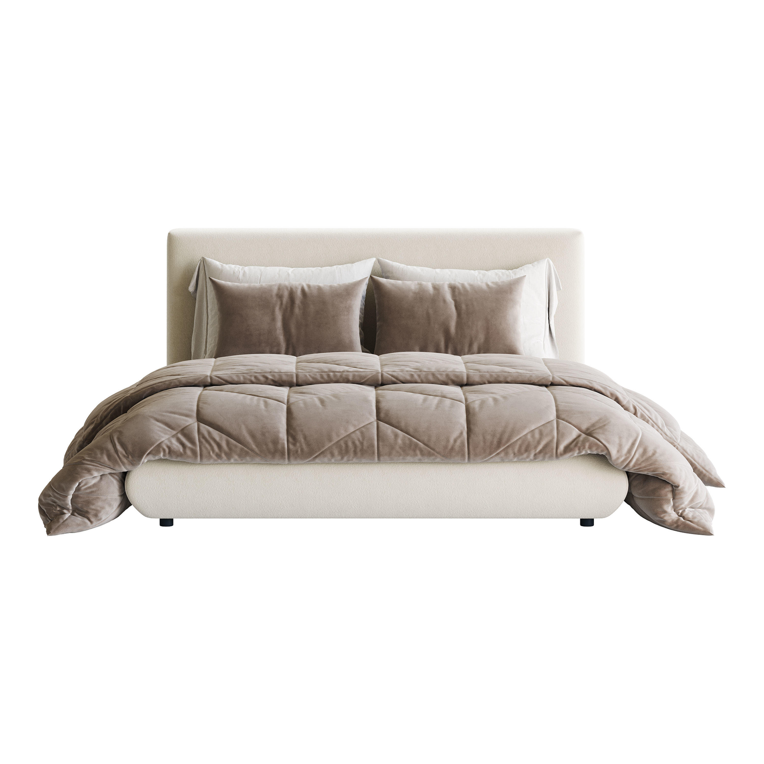 Dream Bed With Storage 3D model_1