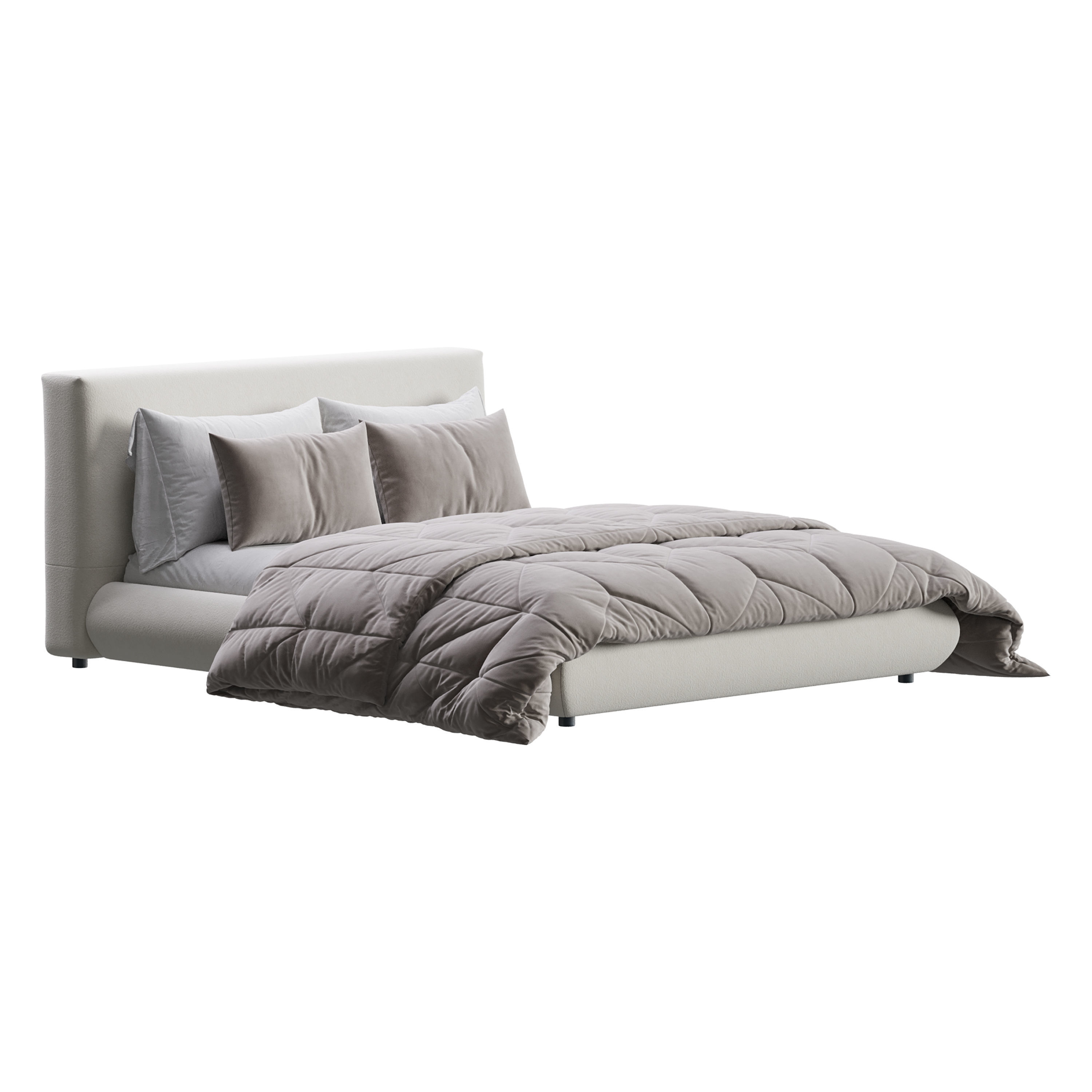 Dream Bed With Storage 3D model_6