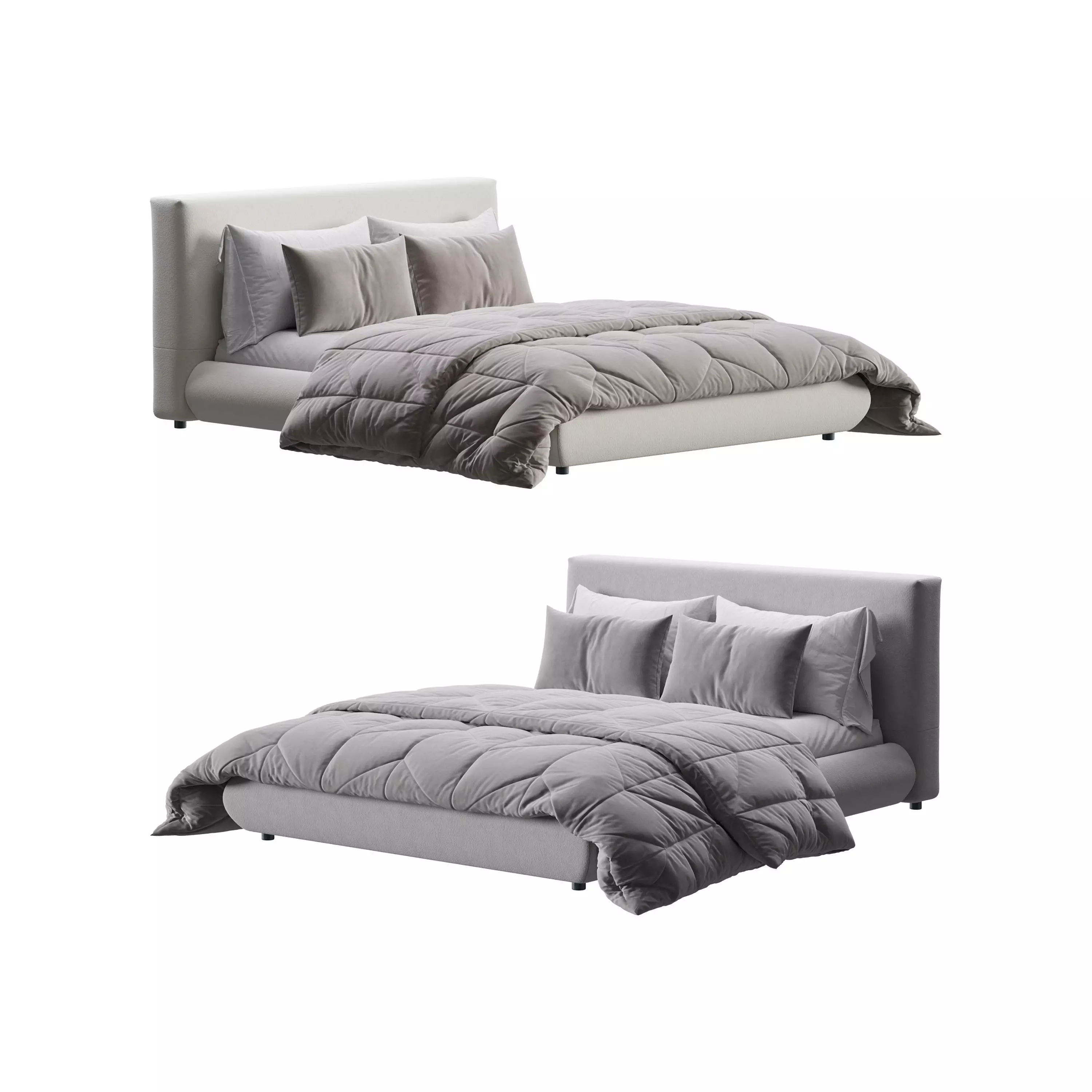 Dream Bed With Storage 3D model_0