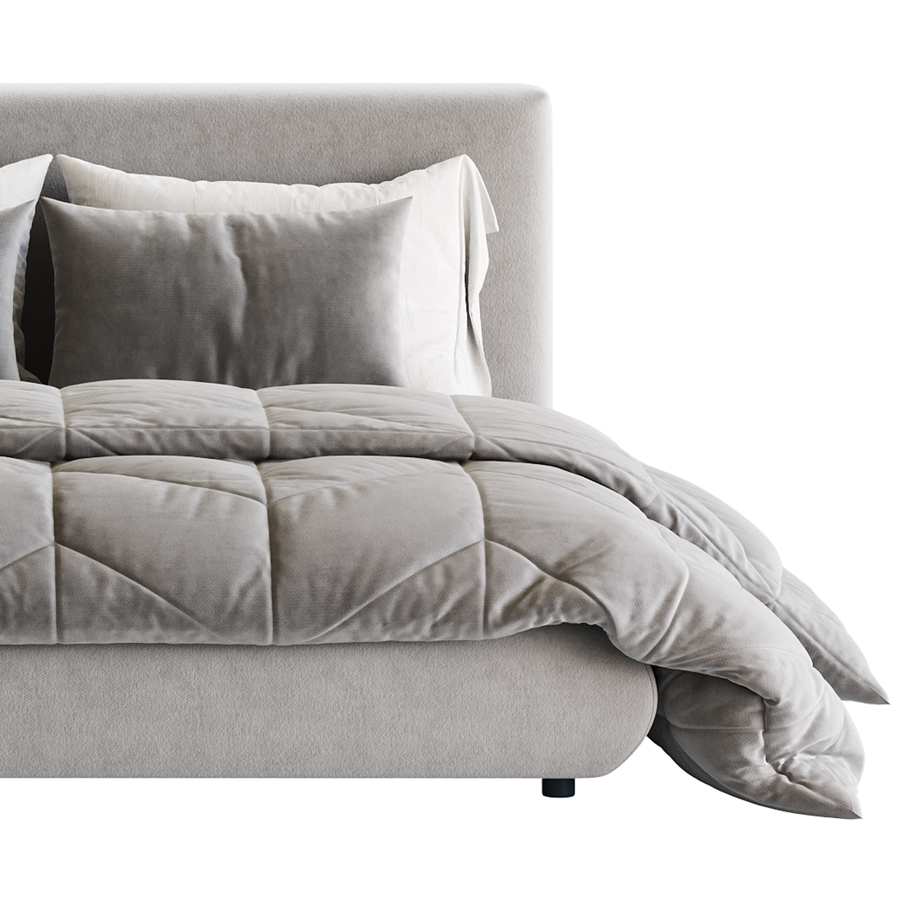 Dream Bed With Storage 3D model_4