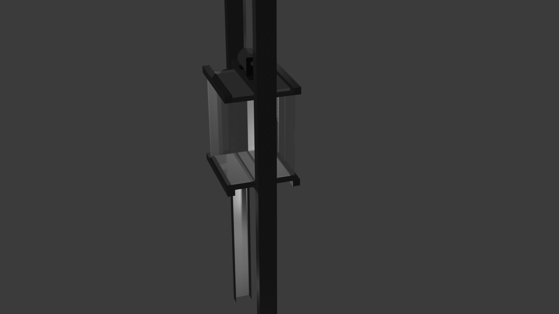 Elevator Low-poly 3D model_17