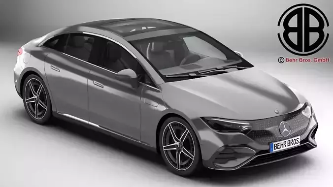 Mercedes EQE 2023 3D model