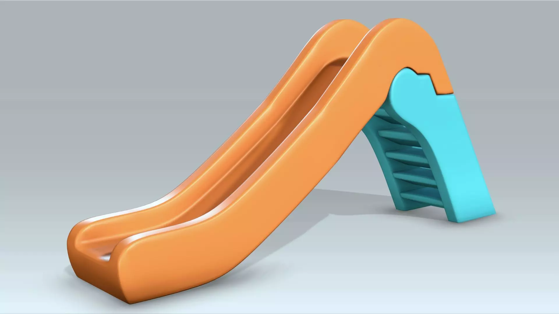 Slide Low-poly 3D model_0