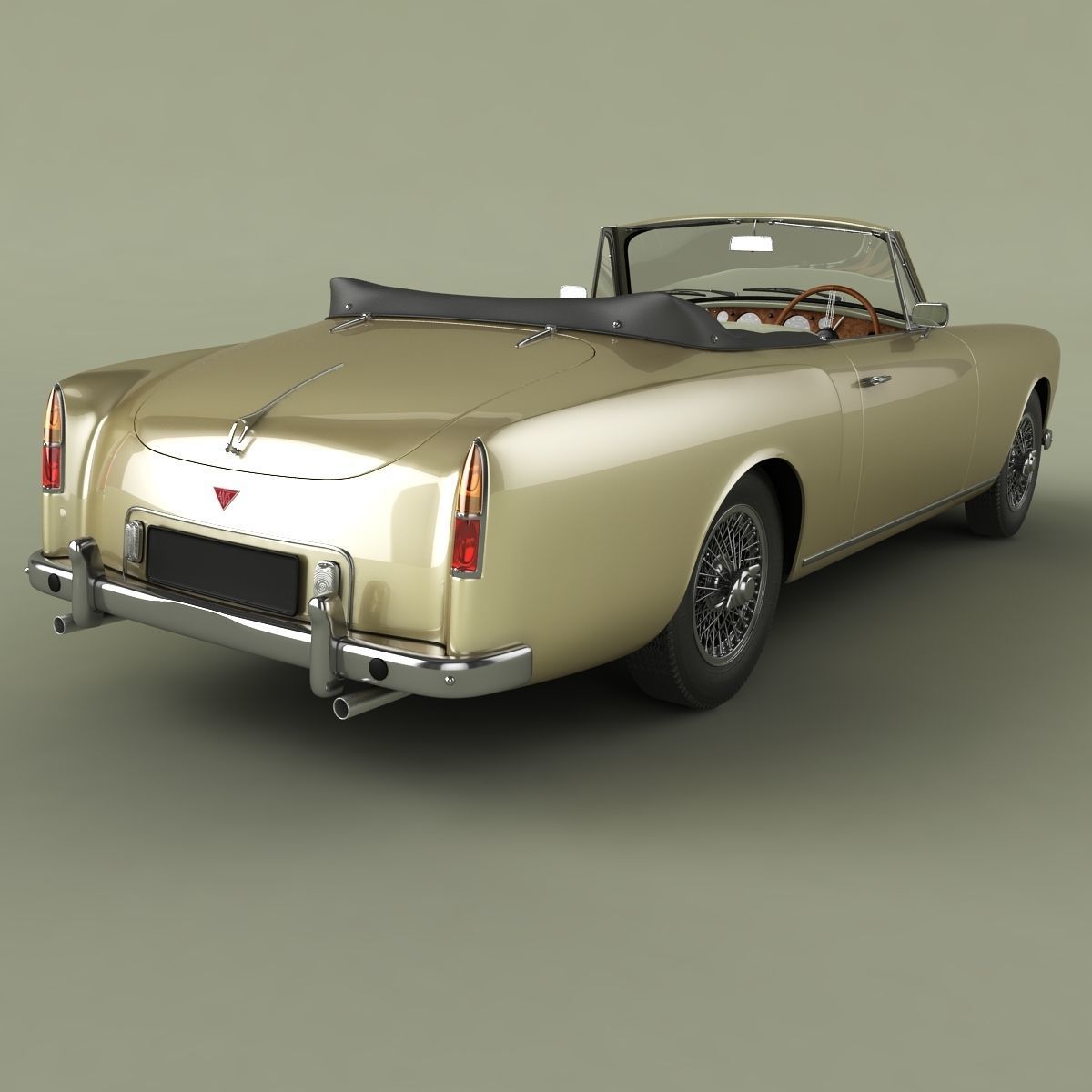 Alvis TE21 Drophead 3D model_2