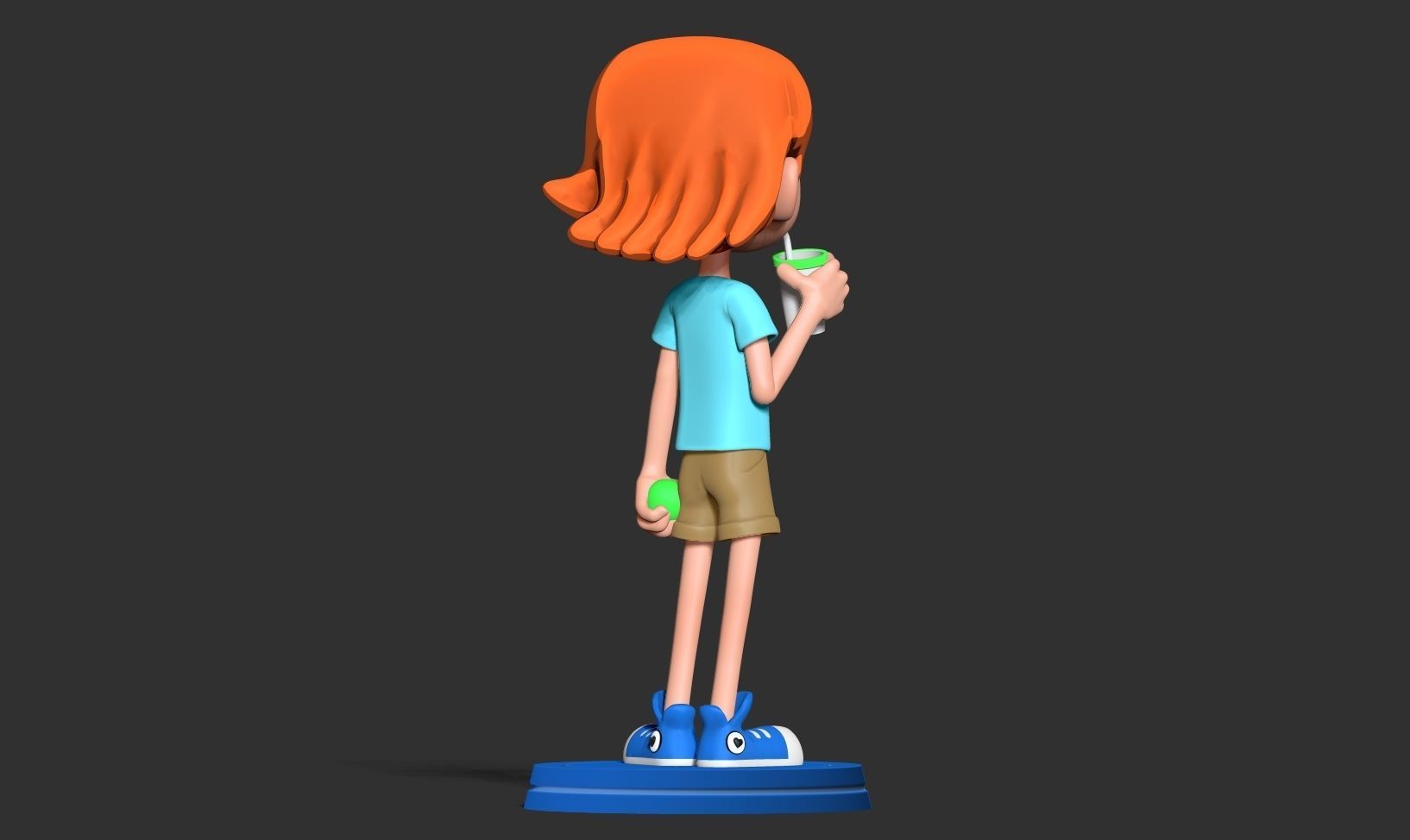 Kid Gwen Tennyson Fanart 3D print model_6