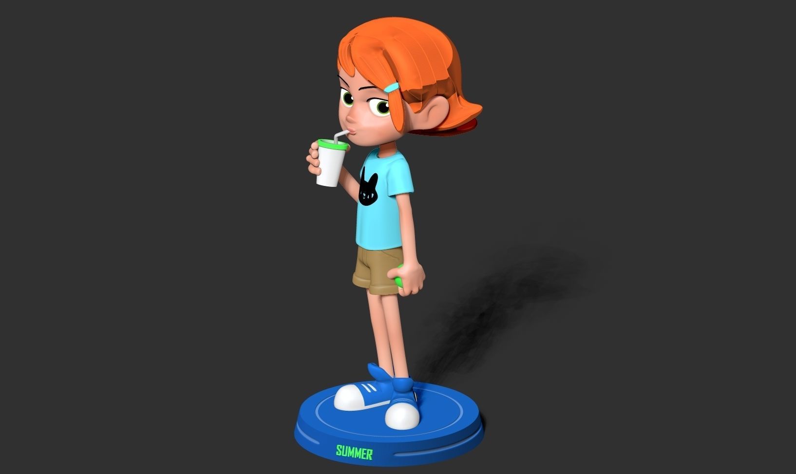 Kid Gwen Tennyson Fanart 3D print model_15