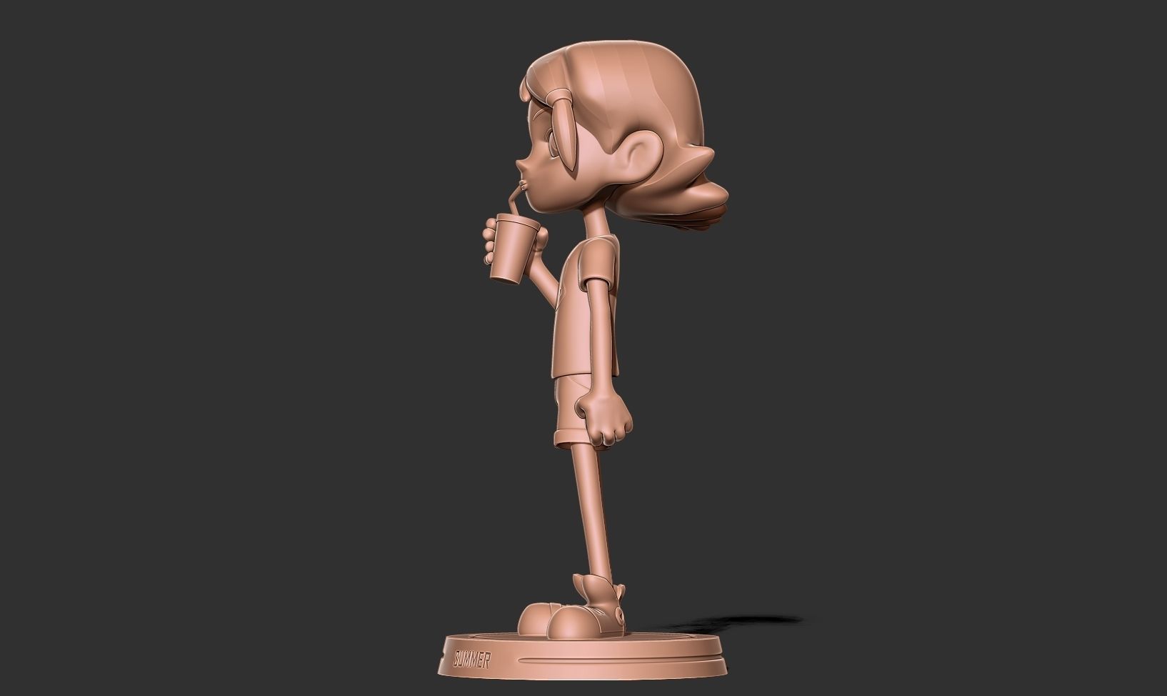 Kid Gwen Tennyson Fanart 3D print model_12