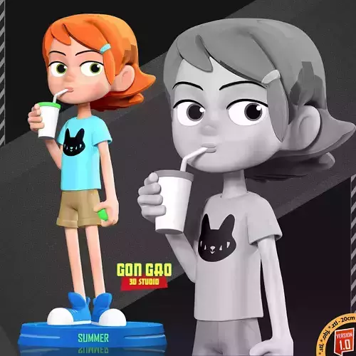 Kid Gwen Tennyson Fanart 3D print model