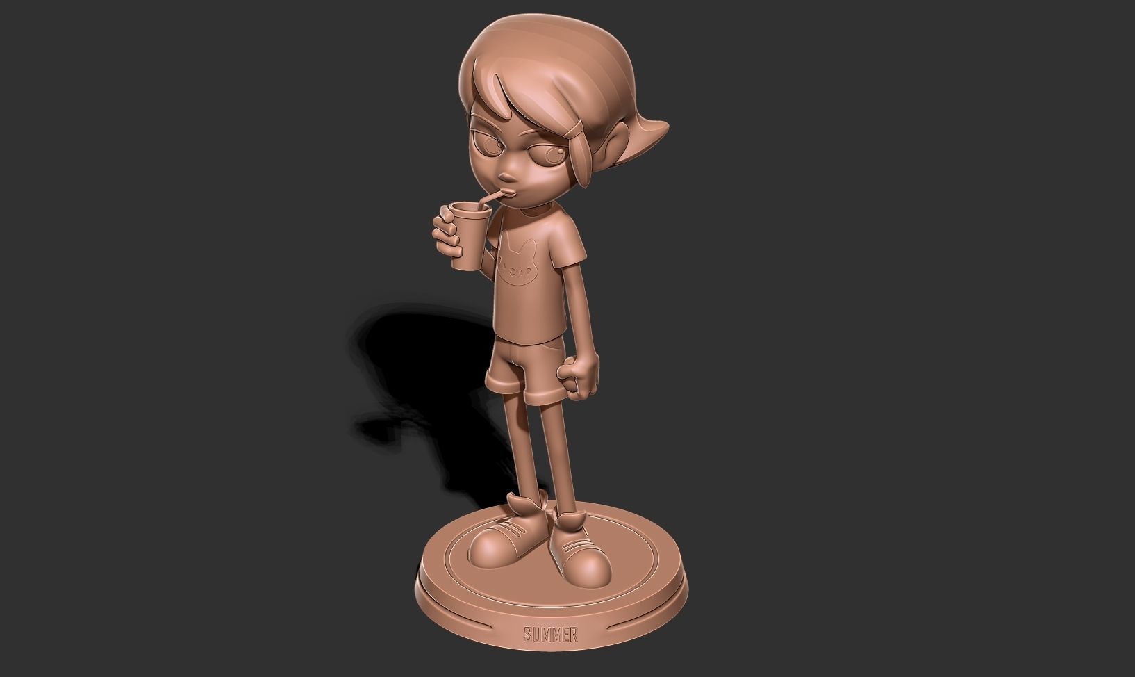 Kid Gwen Tennyson Fanart 3D print model_18