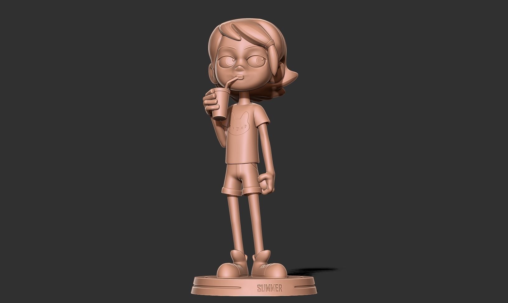 Kid Gwen Tennyson Fanart 3D print model_10