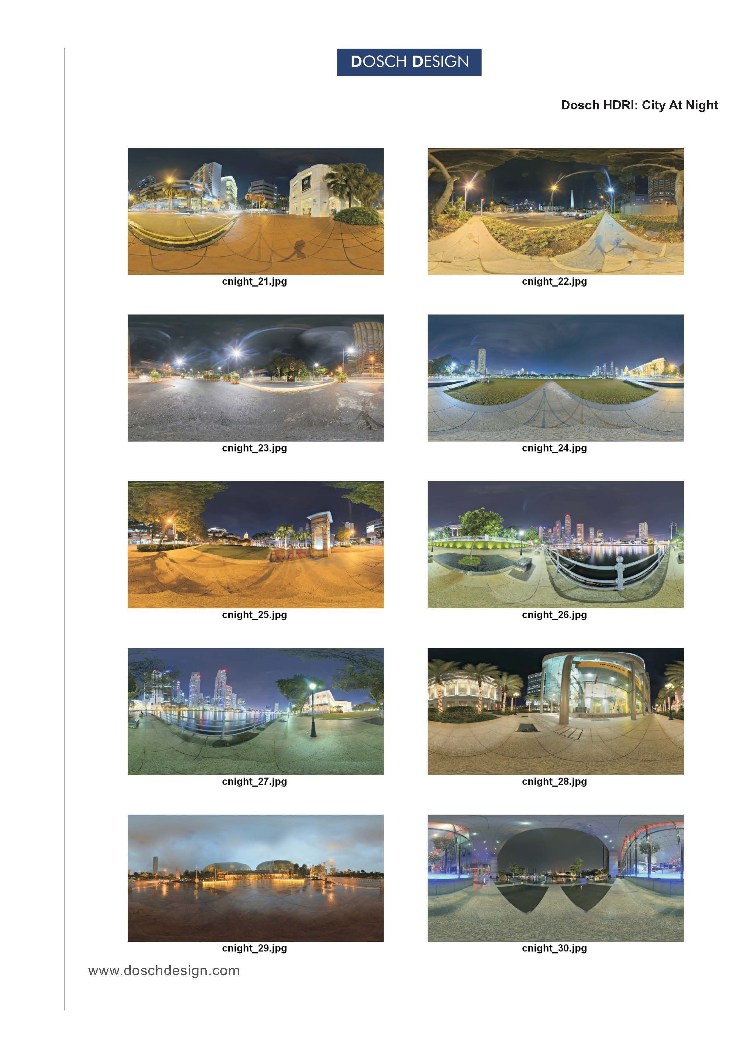 Dosch HDRI - City At Night Texture_3