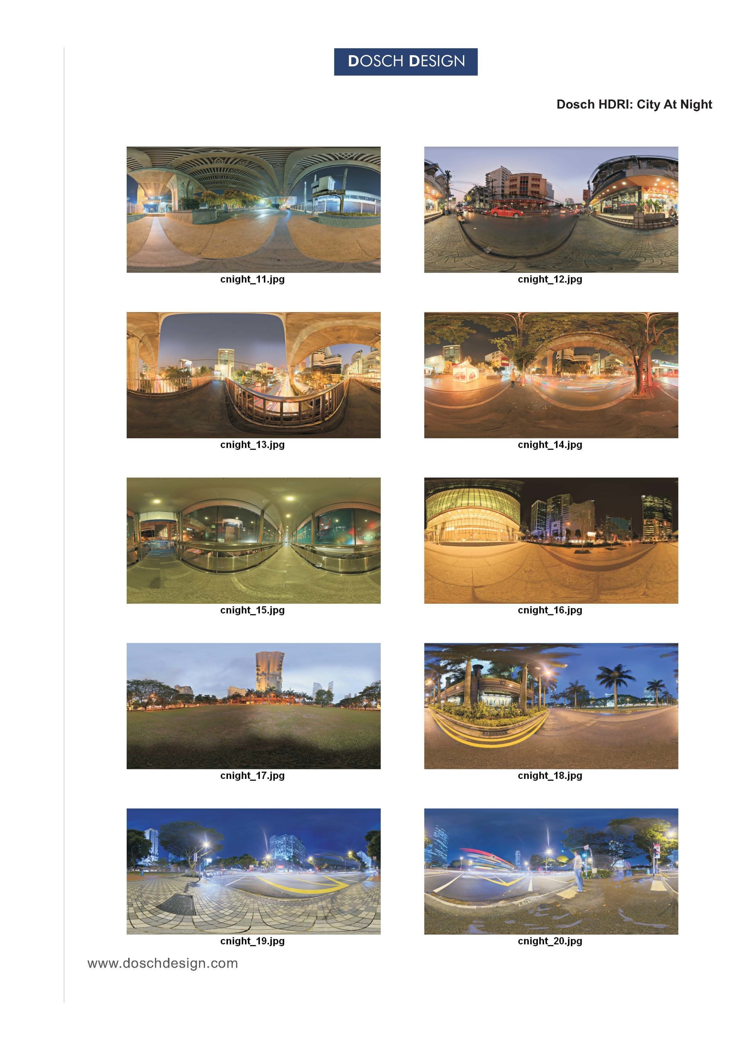 Dosch HDRI - City At Night Texture_2