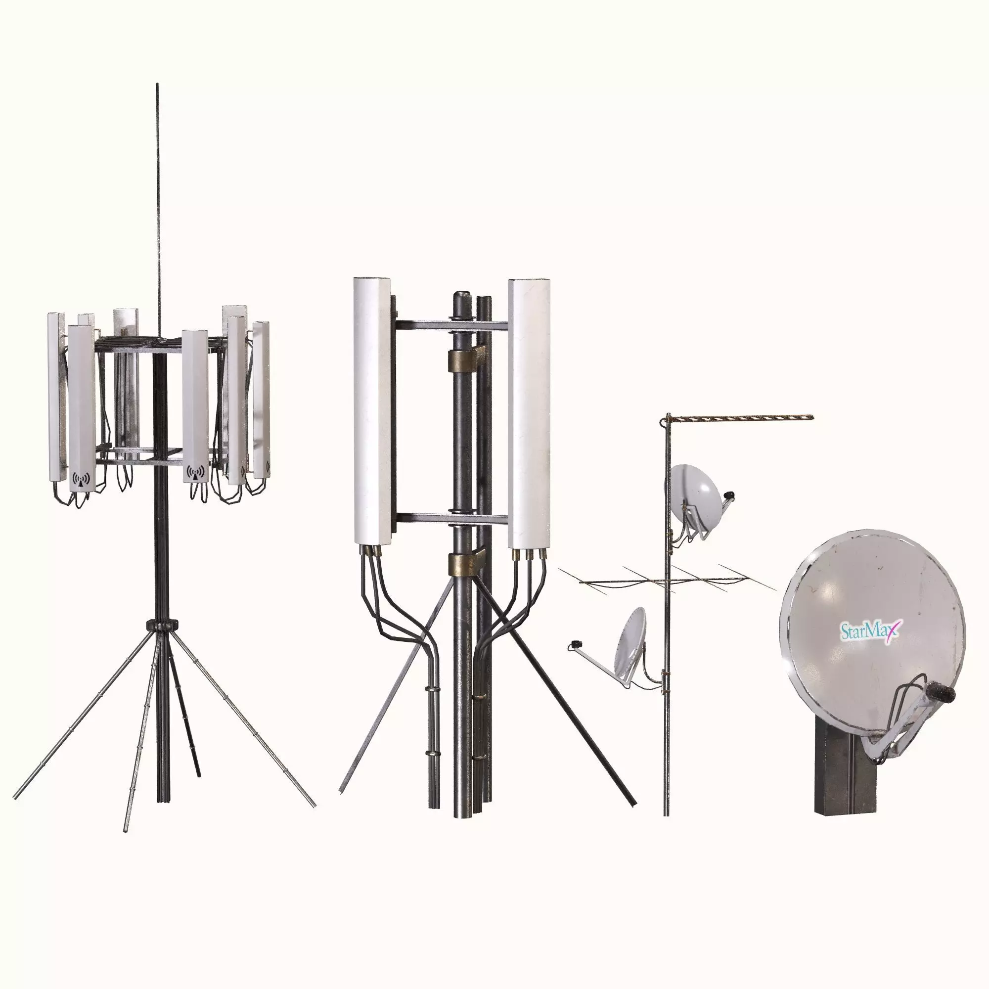 Radio Antenna 3D model