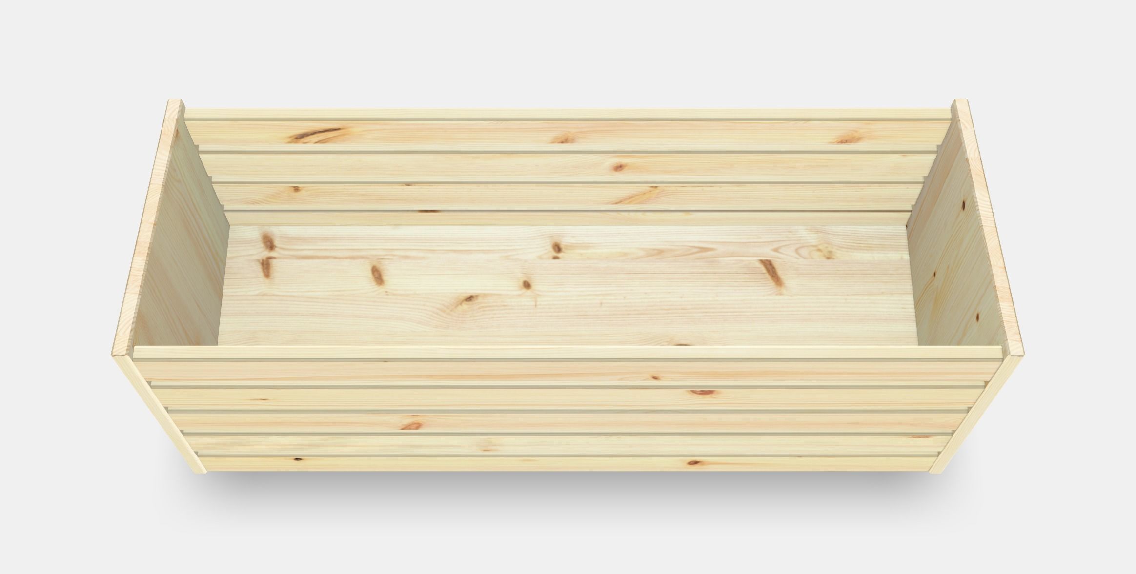 IVAR Storage box on wheels Low-poly 3D model_7