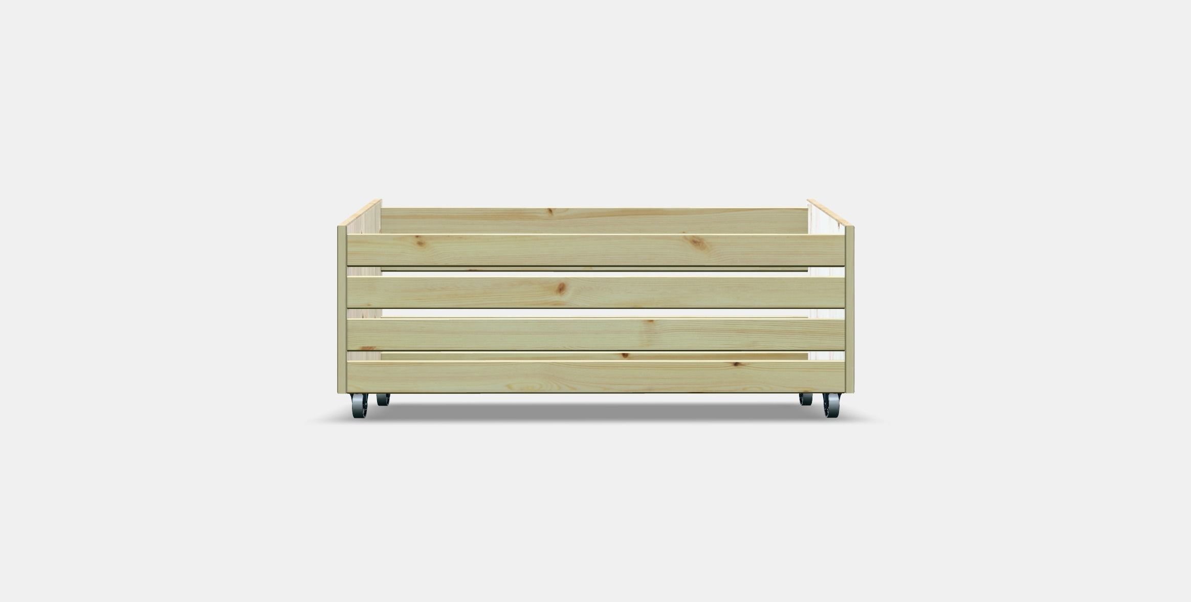 IVAR Storage box on wheels Low-poly 3D model_9