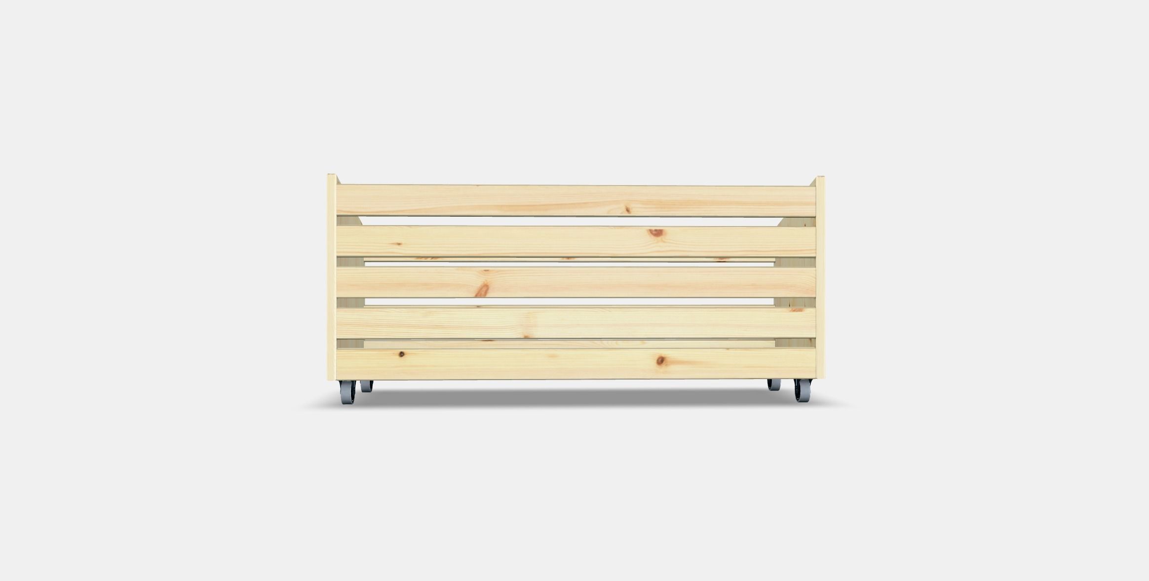 IVAR Storage box on wheels Low-poly 3D model_14