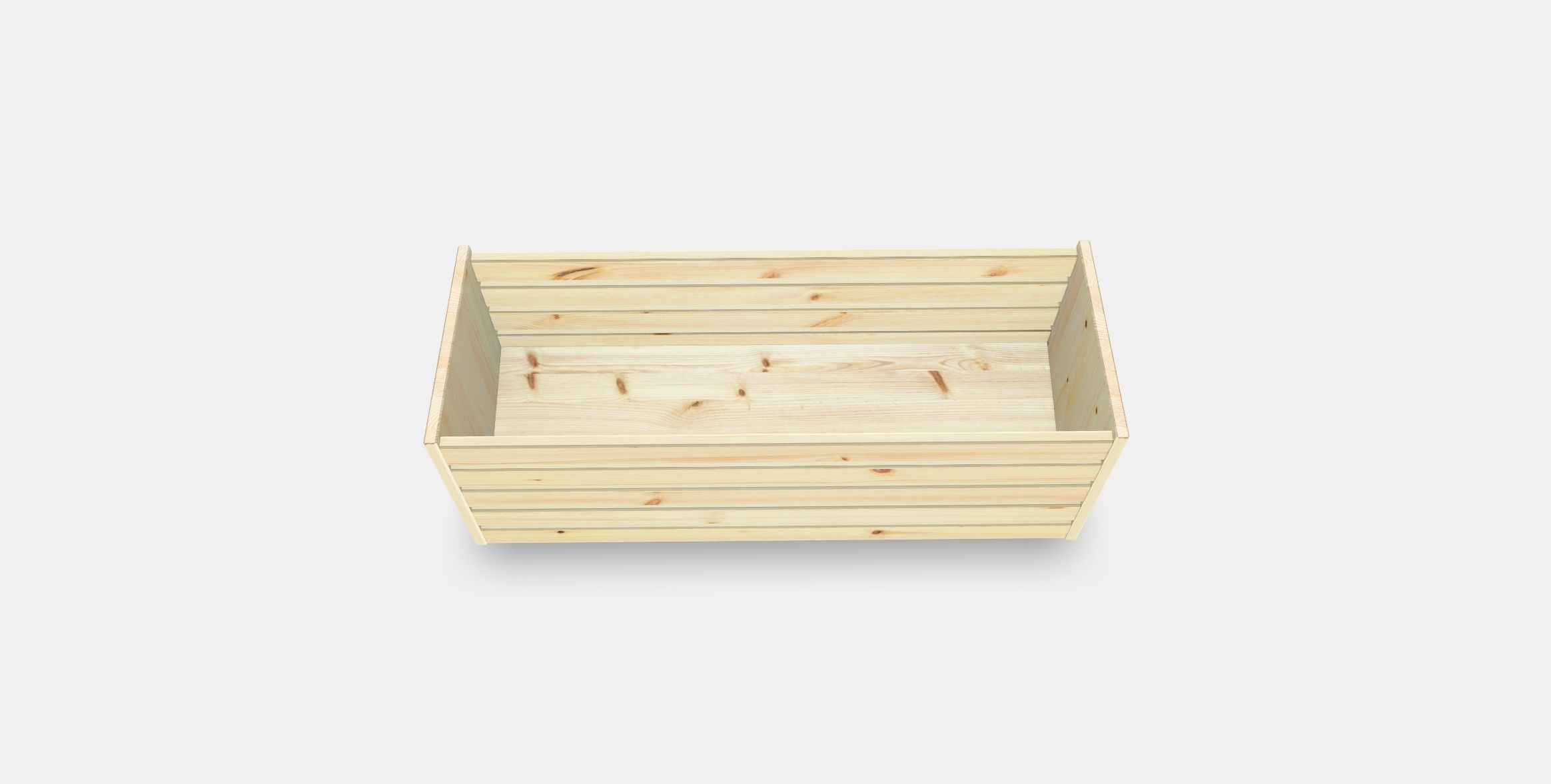 IVAR Storage box on wheels Low-poly 3D model_2