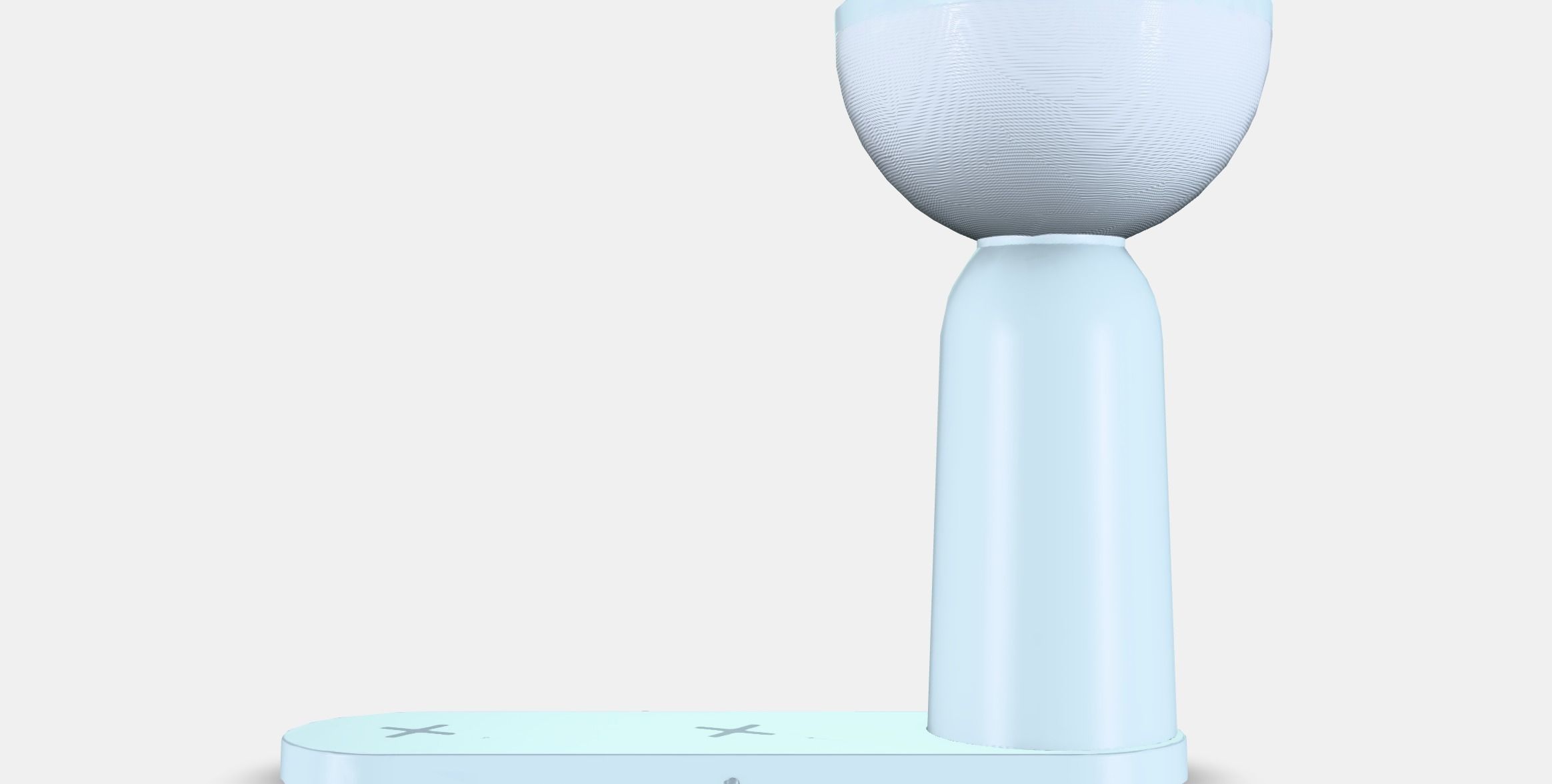 BETTORP LED mobile lamp w wireless charging Low-poly 3D model_15