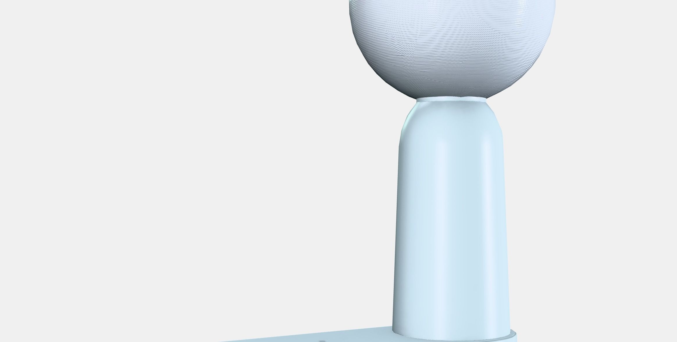 BETTORP LED mobile lamp w wireless charging Low-poly 3D model_3