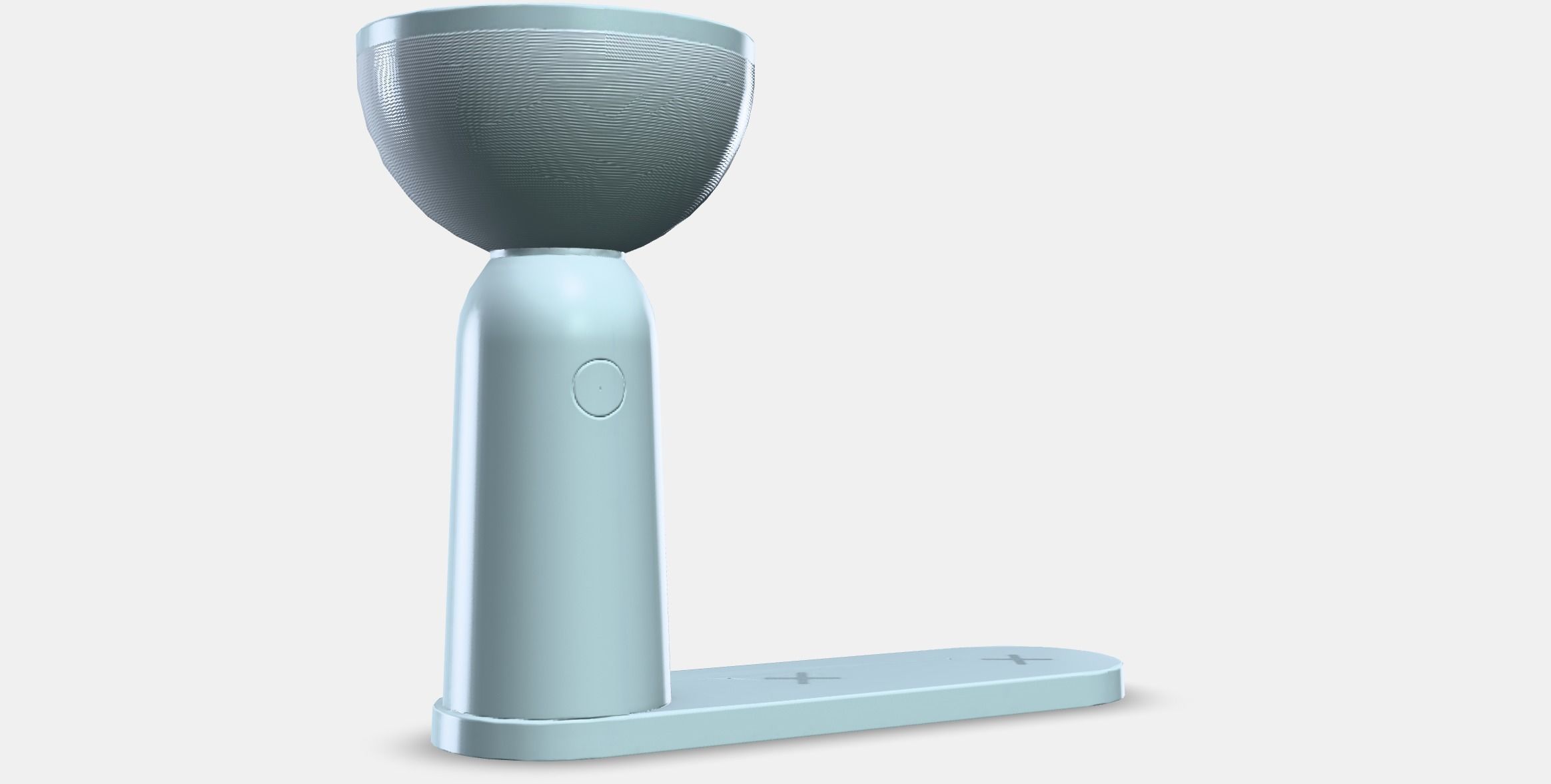 BETTORP LED mobile lamp w wireless charging Low-poly 3D model_8