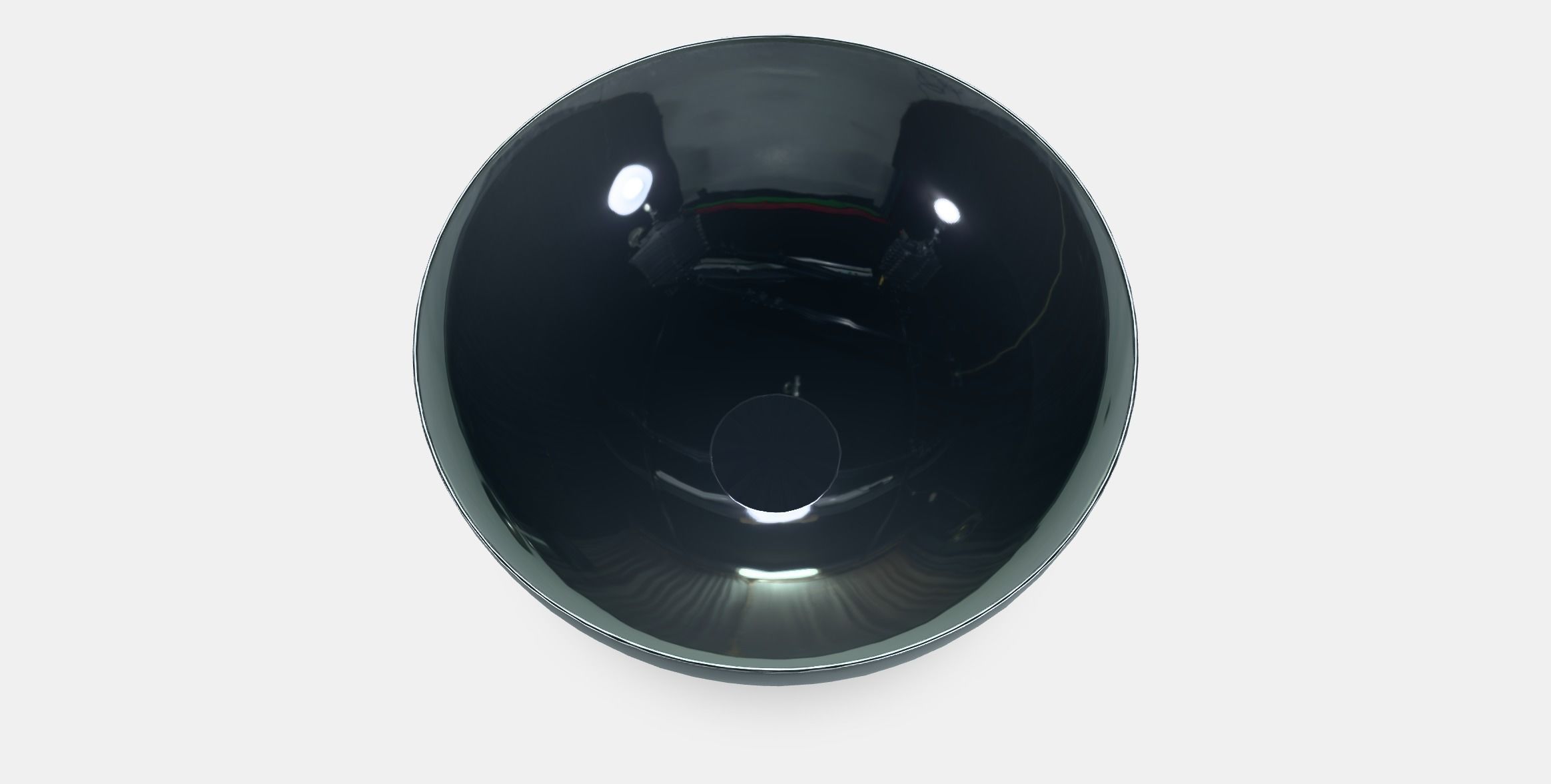 BLANDA BLANK Serving bowl Low-poly 3D model_4