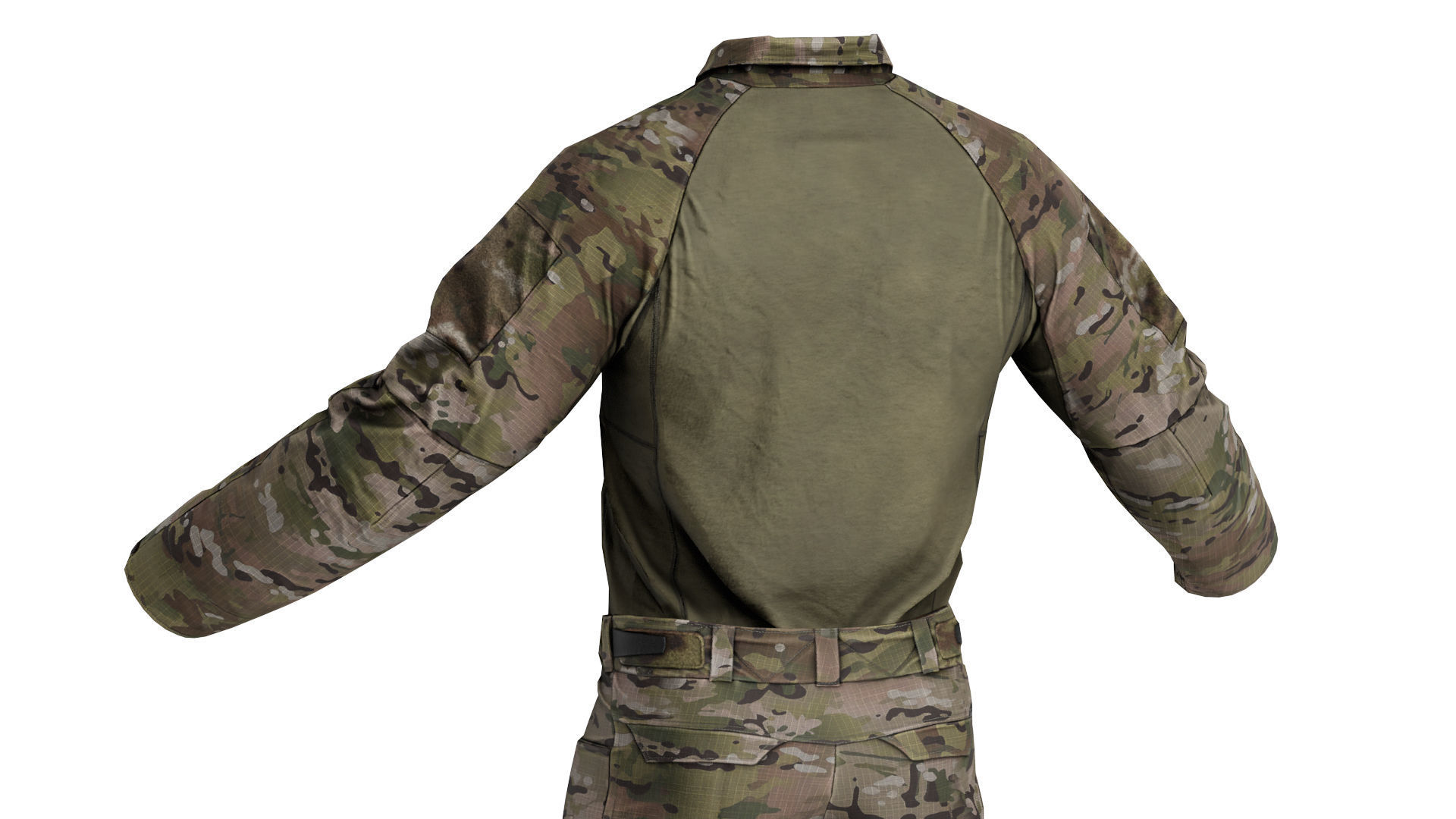CRYE PRECISION COMBAT UNIFORM G4 Low-poly 3D model_10