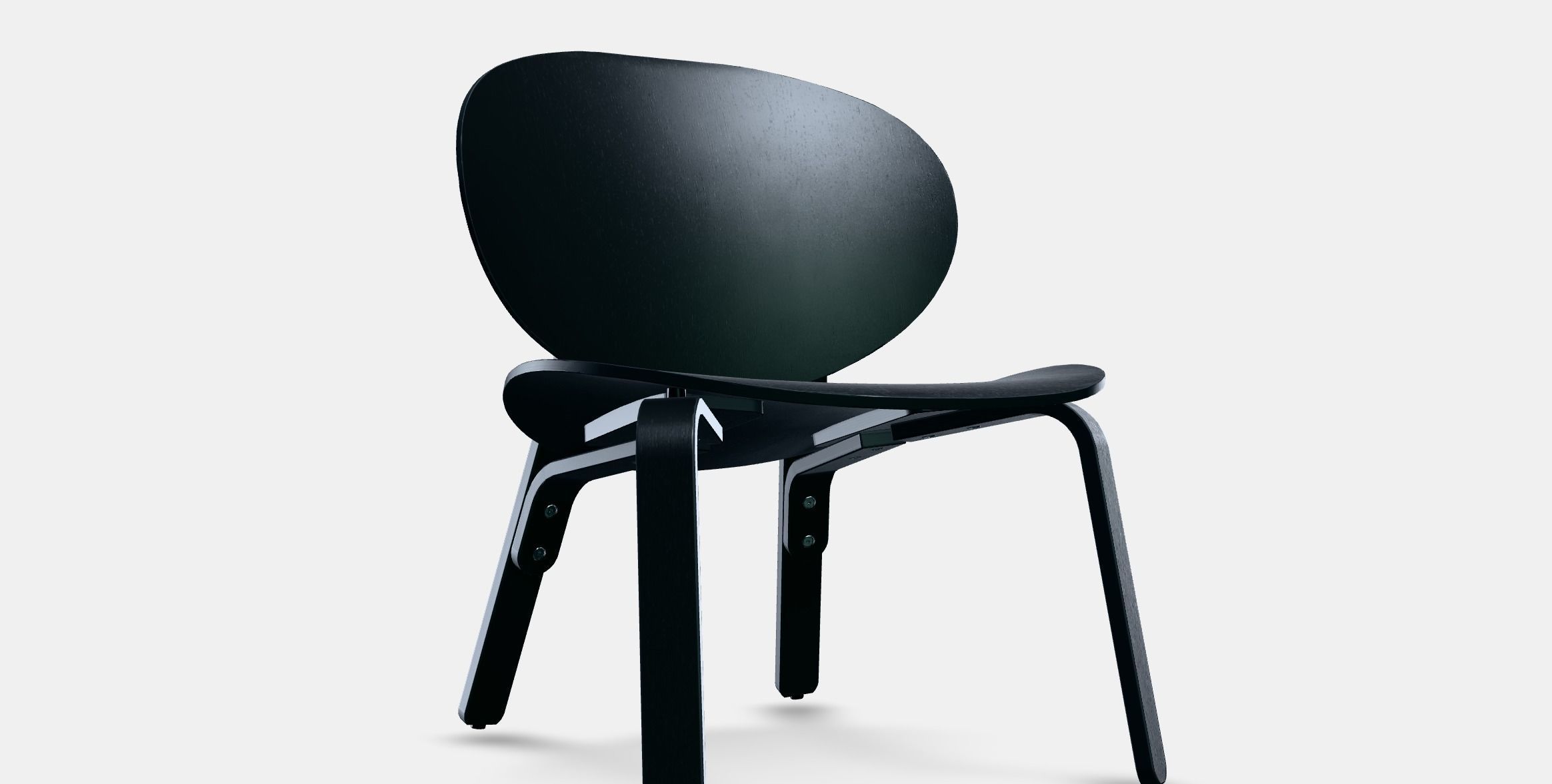 FROSET Easy chair 1 Low-poly 3D model_7