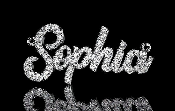 Name Pendant 39 3D print model