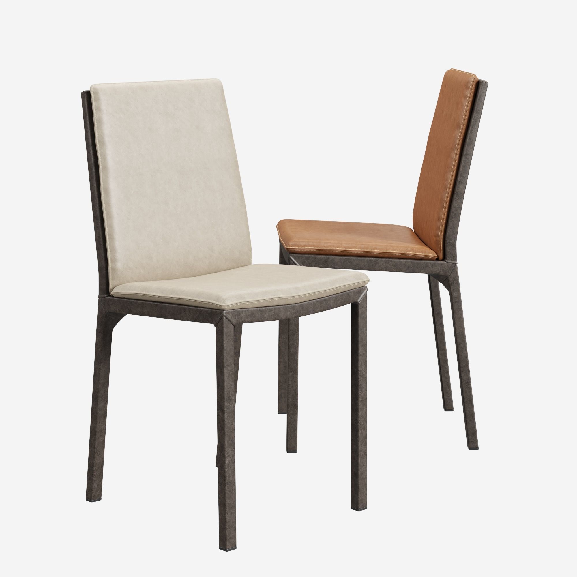 Riflessi Sveva Chair and Shangai Round Table 02 3D model_6