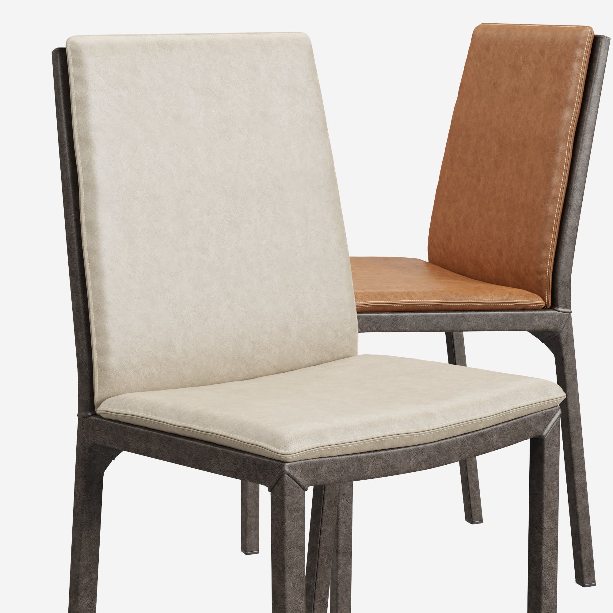 Riflessi Sveva Chair and Shangai Round Table 02 3D model_8